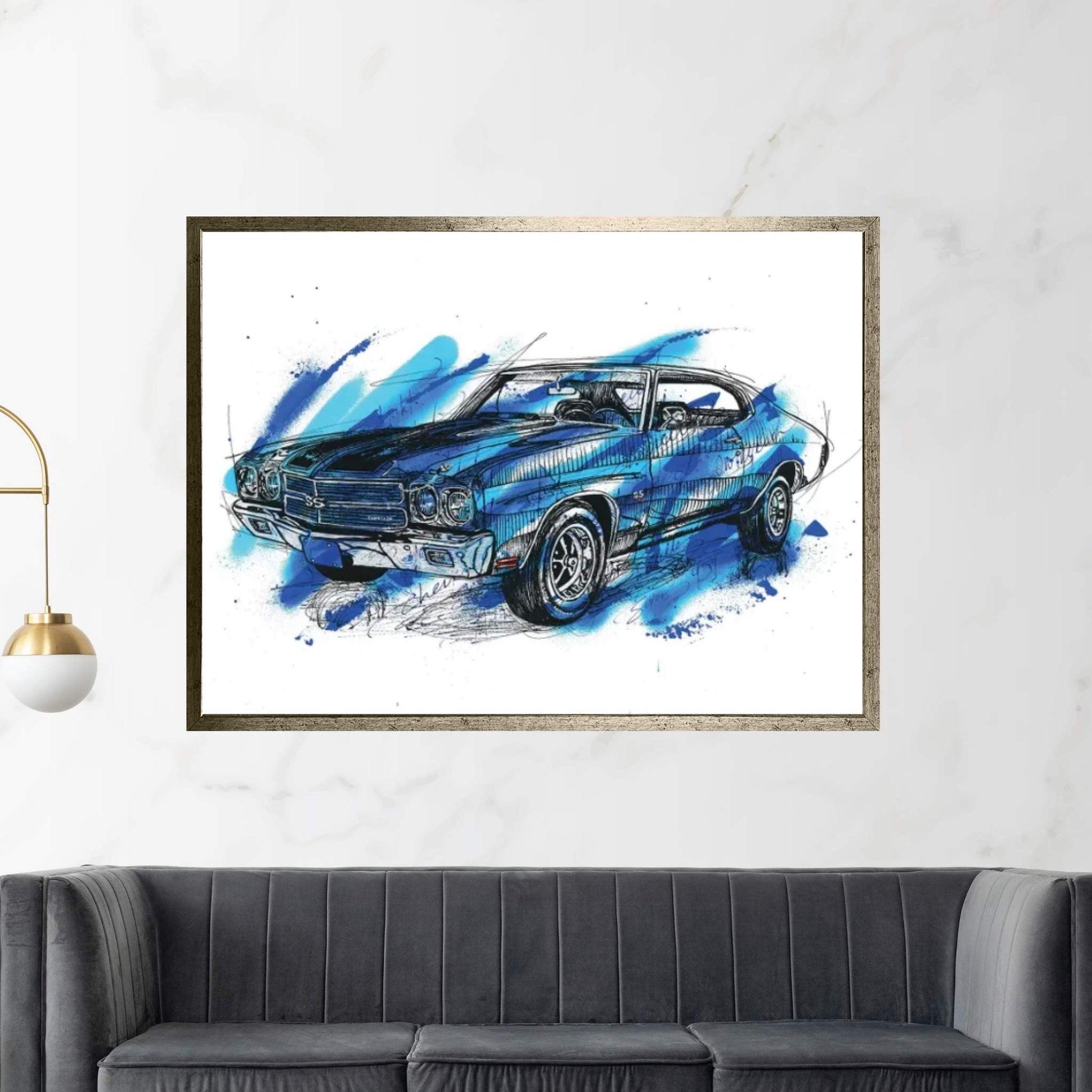 Chevelle SS 1970 Canvas Wall Art - Y Canvas