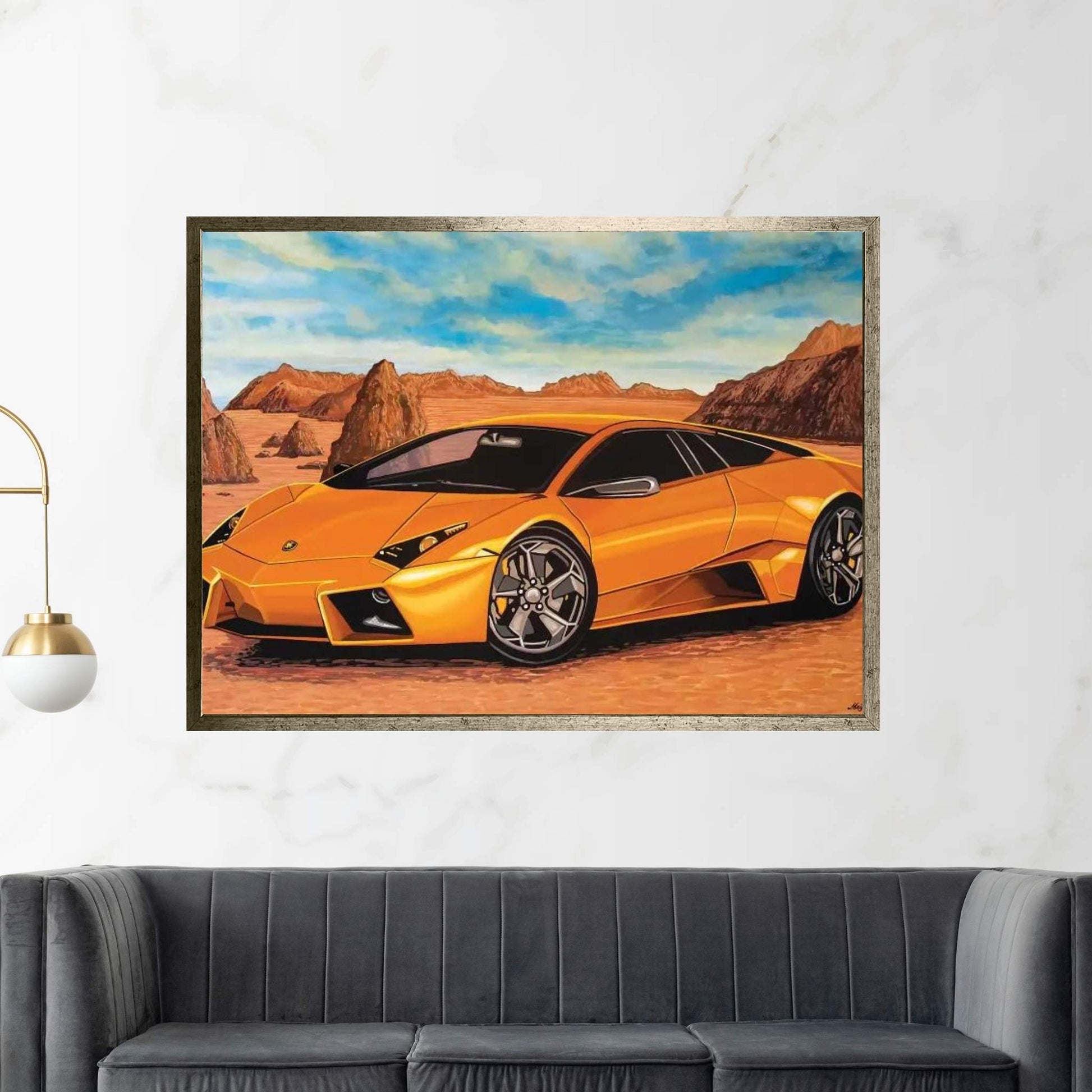 Lamborghini Reventon Canvas Wall Art - Y Canvas