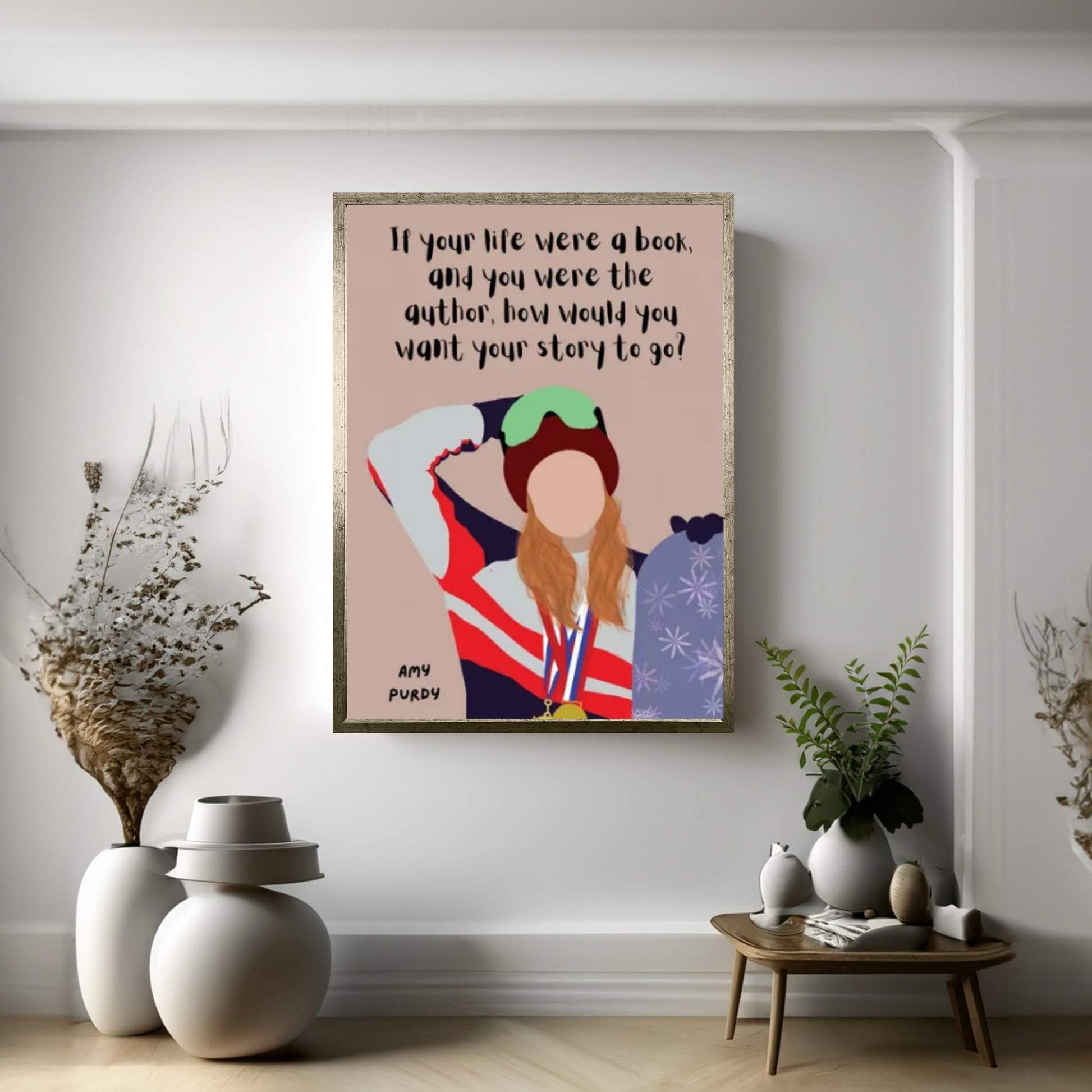 Amy Purdy Quote Canvas Wall Art - Y Canvas