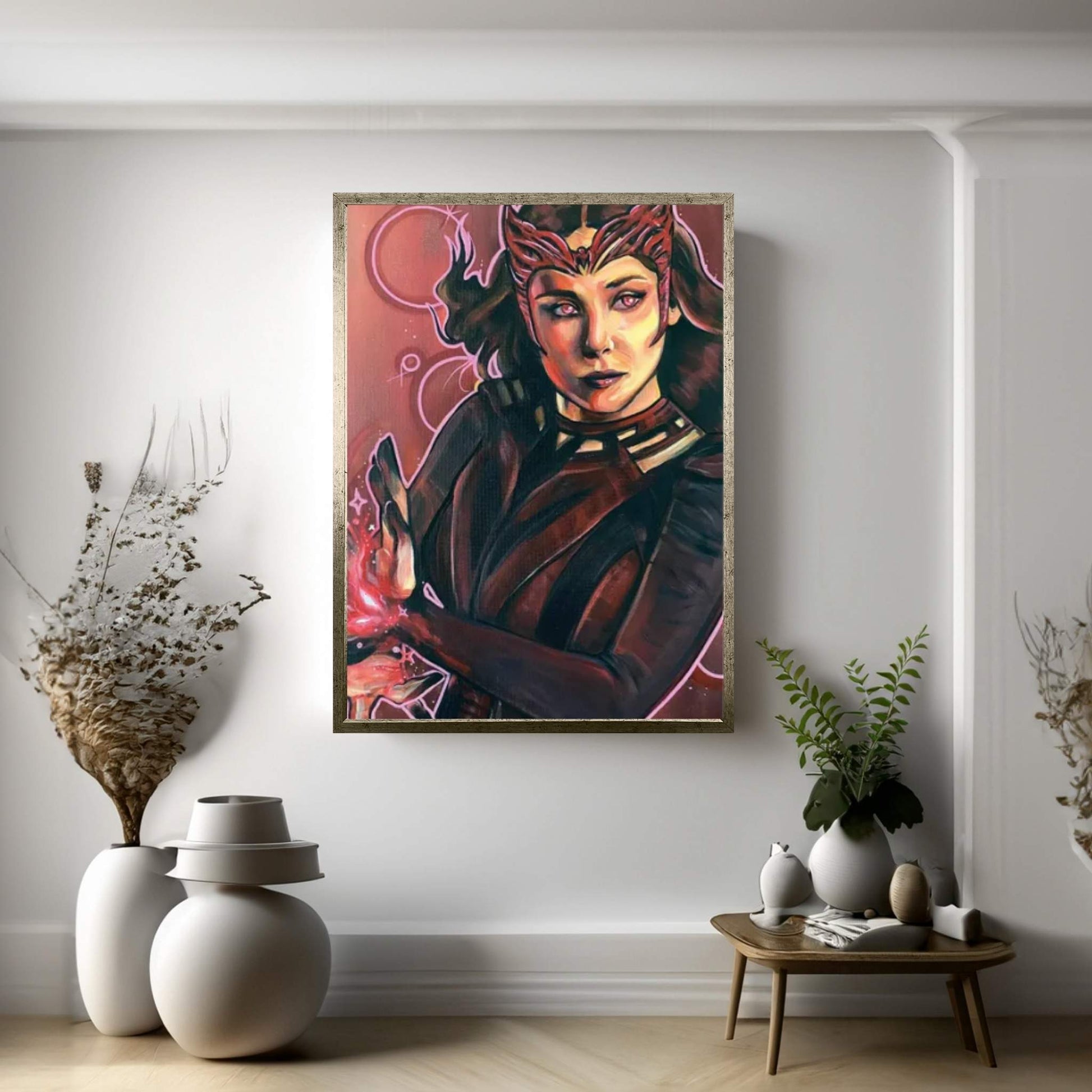 Scarlet Witch Canvas Wall Art - Y Canvas