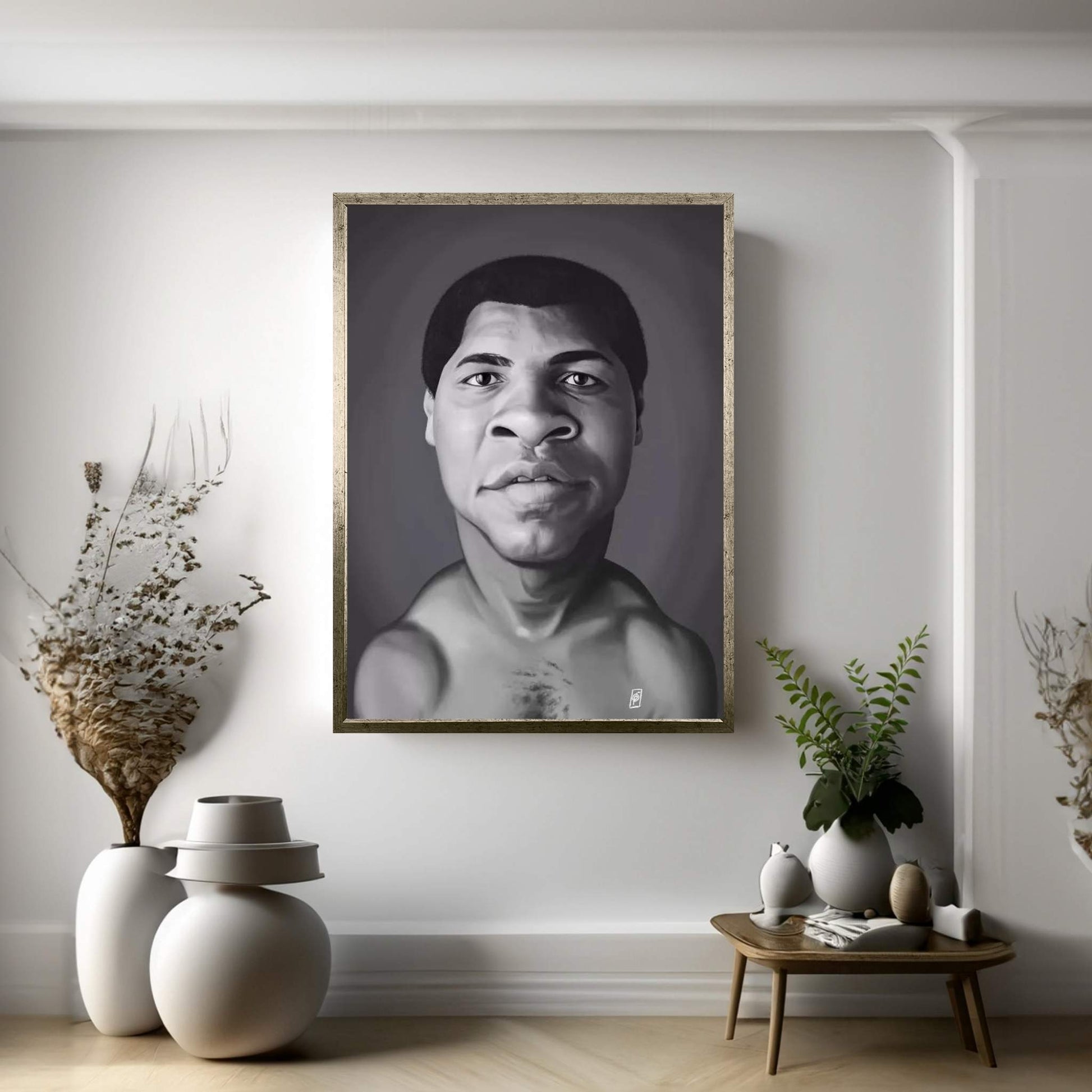 Muhammad Ali Canvas Wall Art - Y Canvas