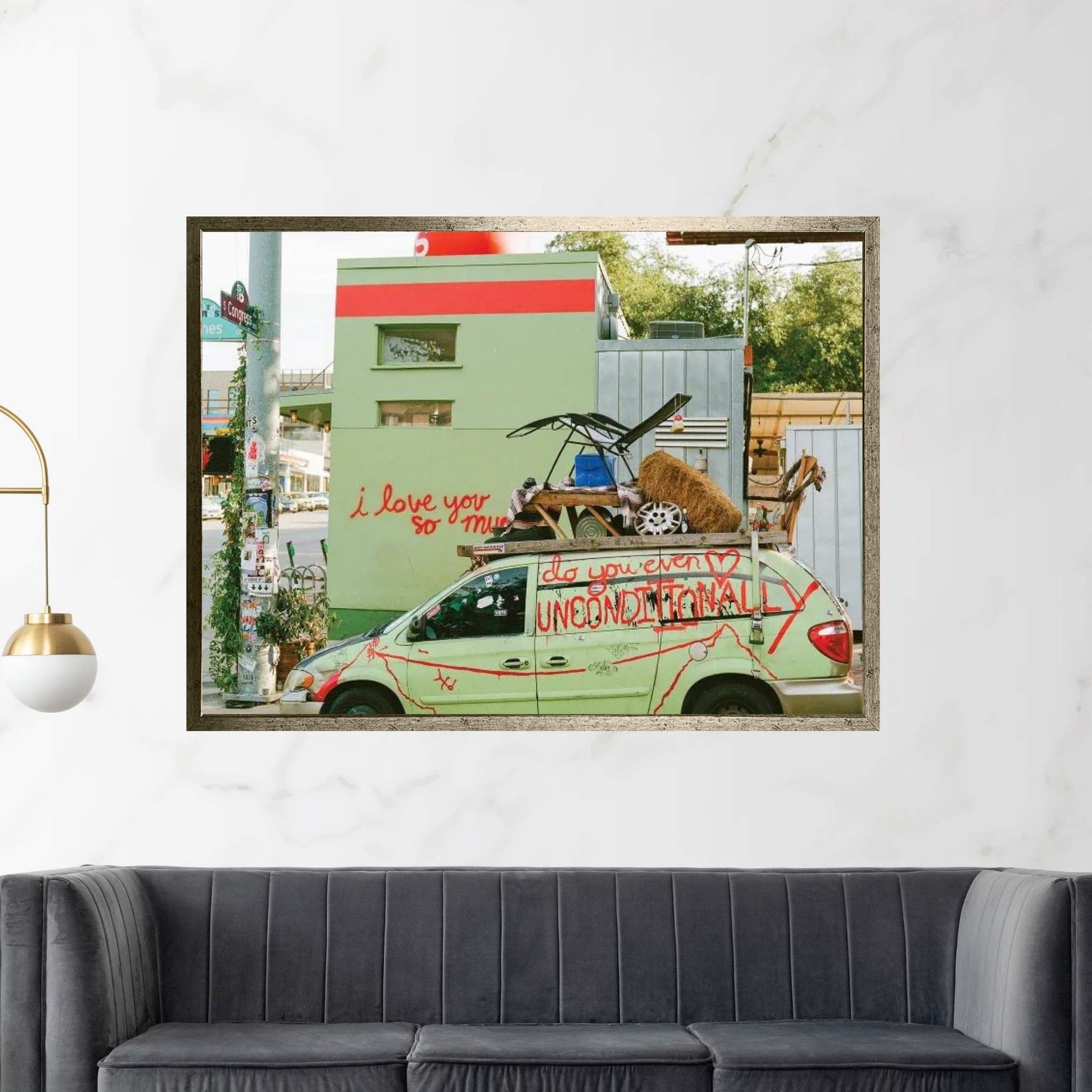 I Love You Austin Canvas Wall Art - Y Canvas