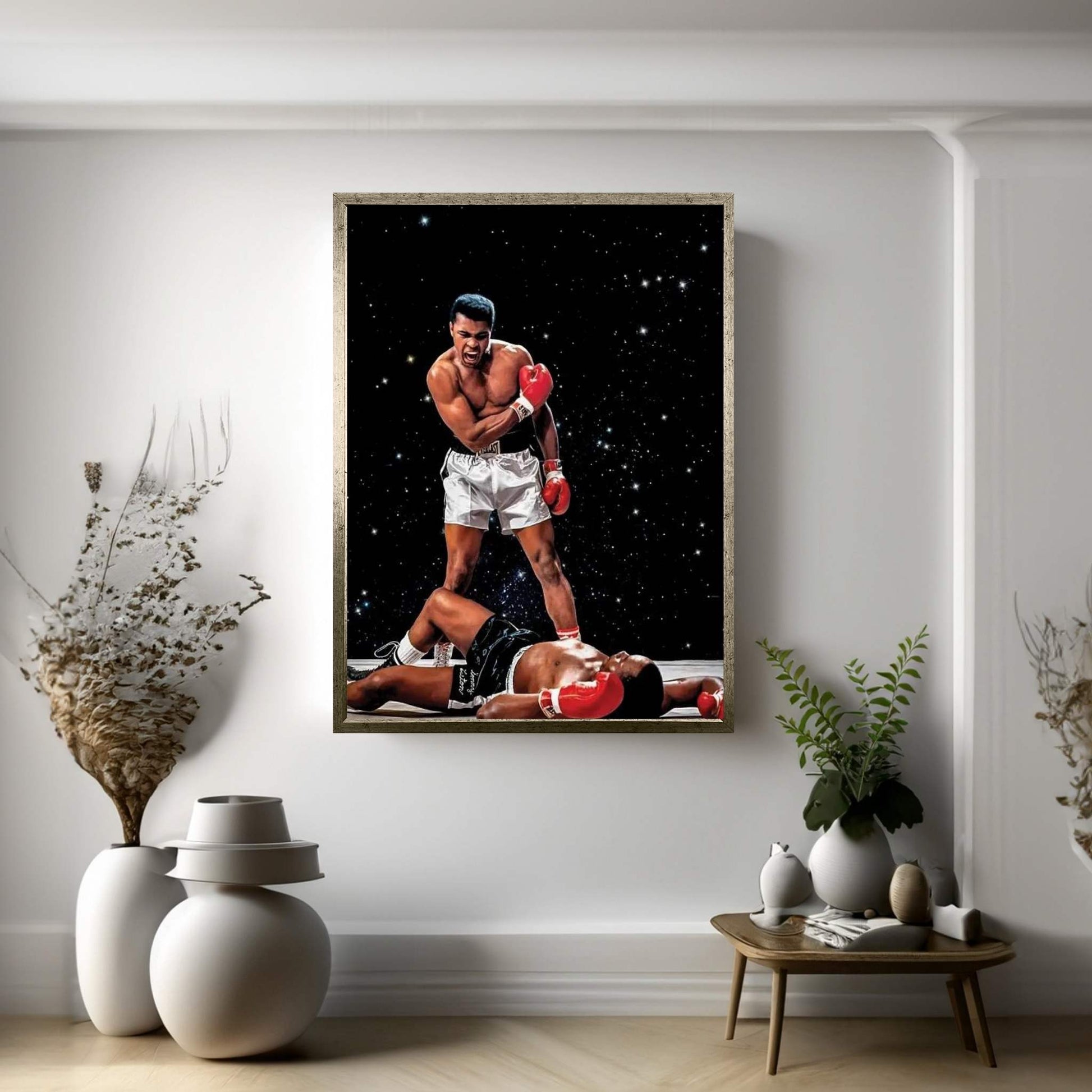 Ali Stars Canvas Wall Art - Y Canvas