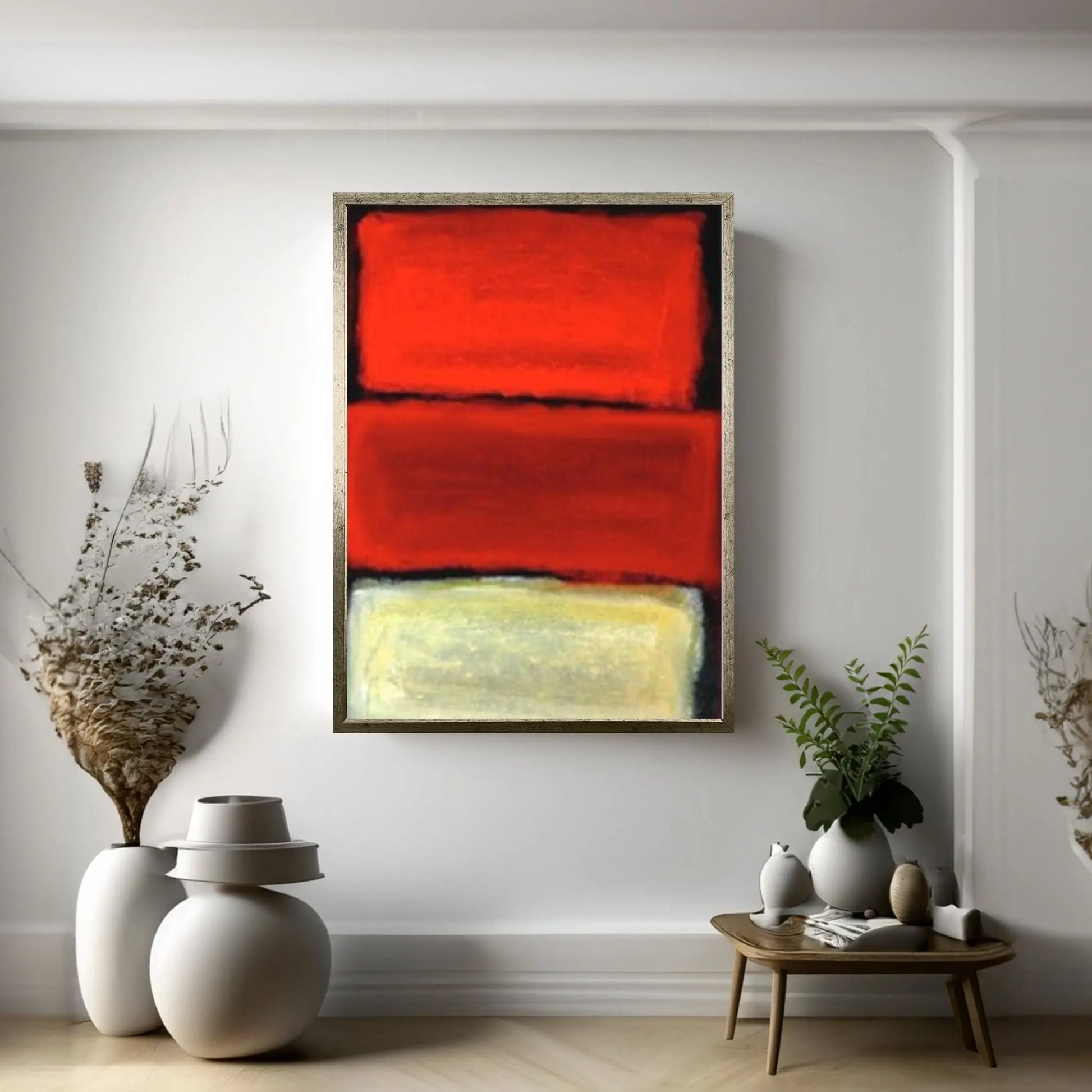 Mark Rothko Frame Canvas/Poster Art Reproduction, Rothko Reproduction - Y Canvas