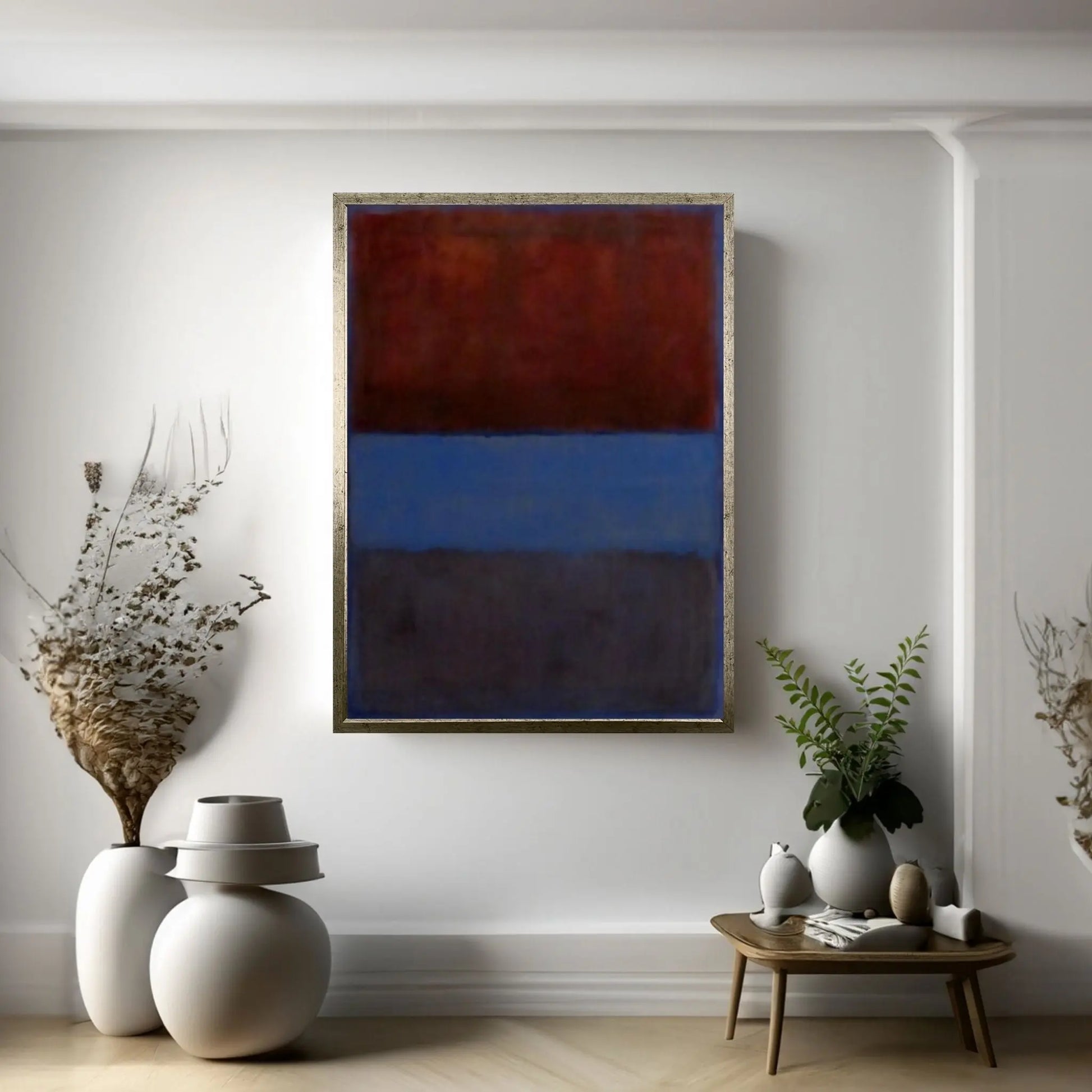 Mark Rothko Frame Canvas/Poster Art Reproduction, Rothko Reproduction - Y Canvas
