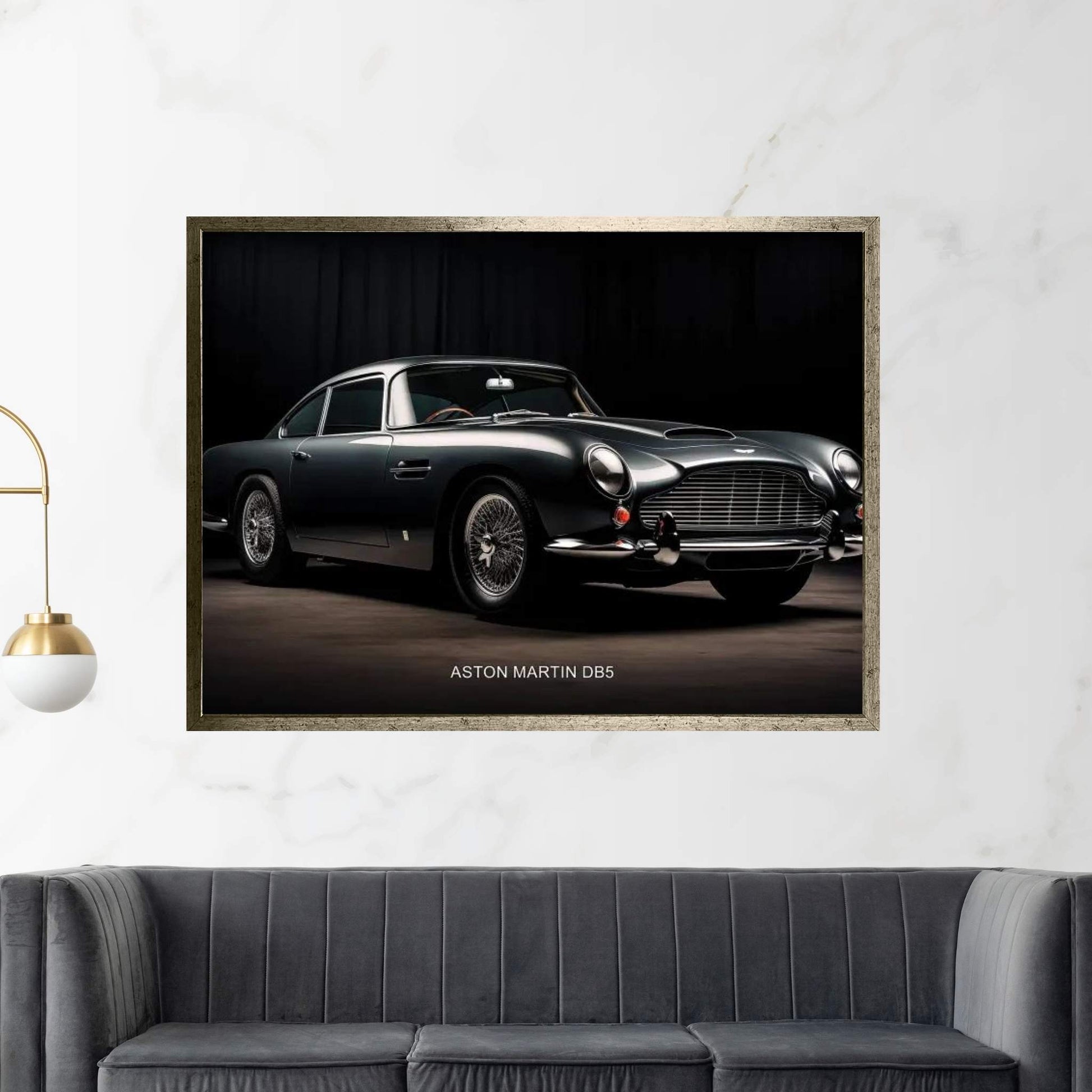 Aston Martin DB5 Canvas Wall Art - Y Canvas