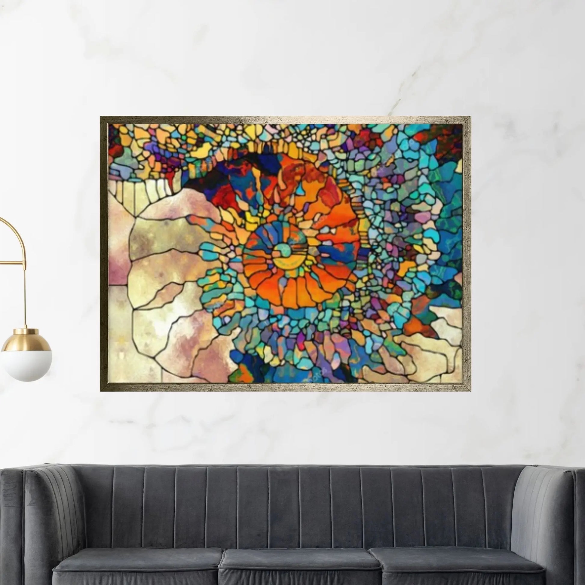 Large Lux Abstract Printing Canvas Print Wall Art, Wall Art Decoration, Christmas Gift - Y Canvas
