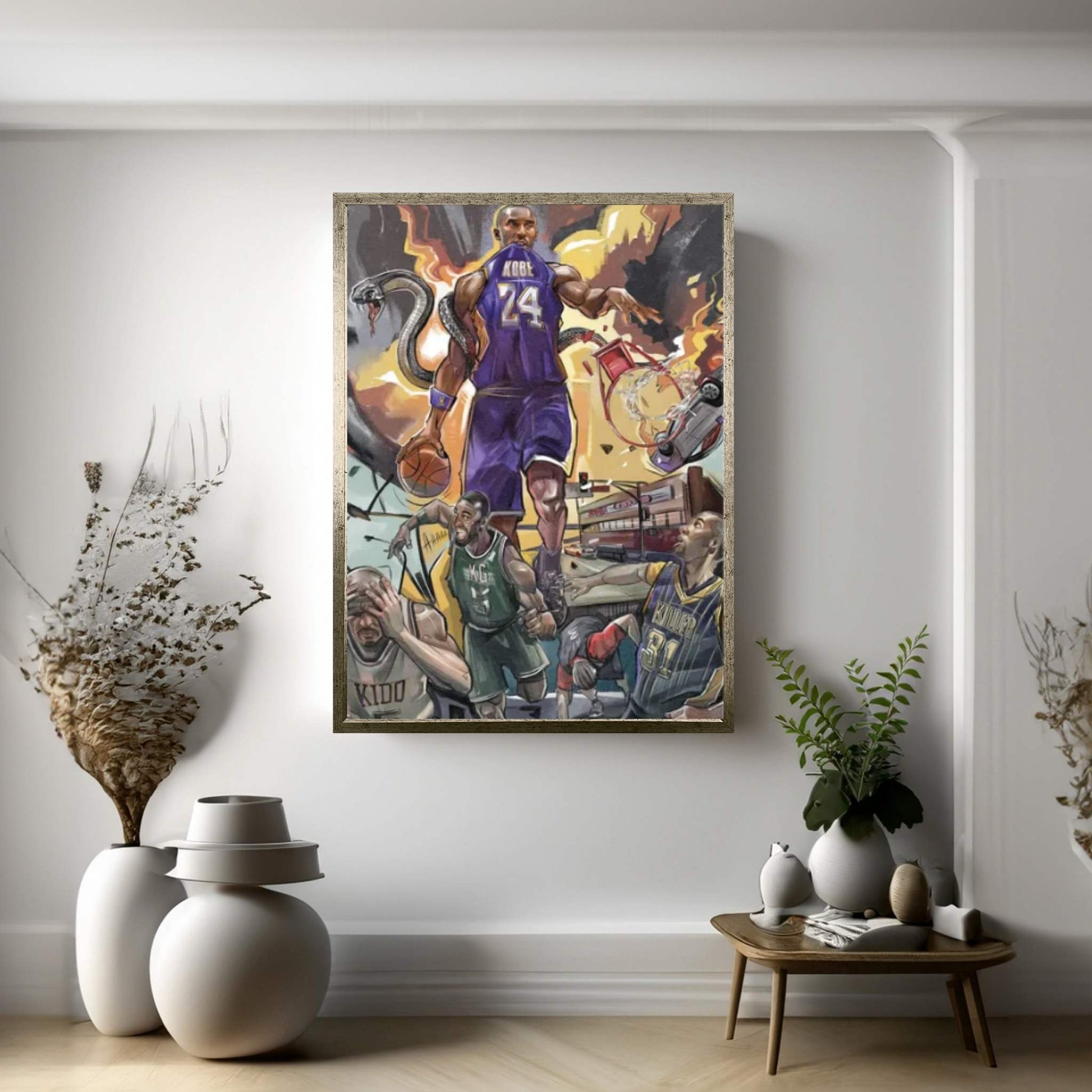 Lakezilla Canvas Wall Art - Y Canvas