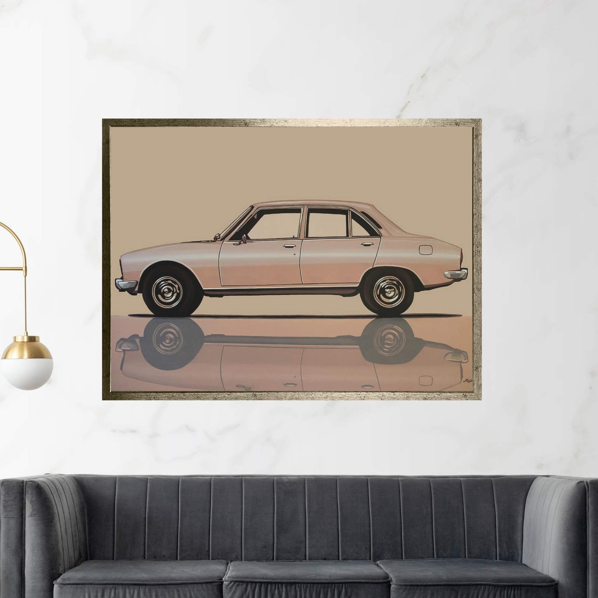 Peugeot 504 1968 Canvas Wall Art - Y Canvas