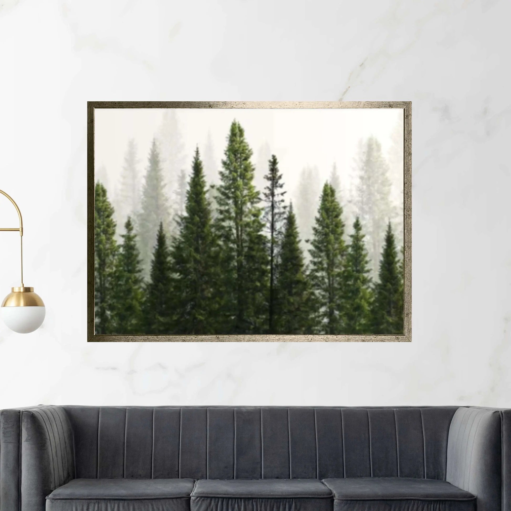 Forest Tree Print Forest Trees Canvas Wall Art,Forest Tree Wall Art Forest Canvas Wall Art Nature Art Canvas Art Forest Print - Y Canvas