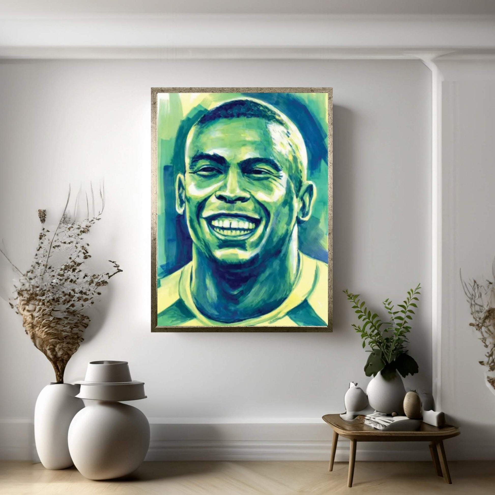 Ronaldo - 2002 Fifa World Cup Winner Canvas Wall Art - Y Canvas