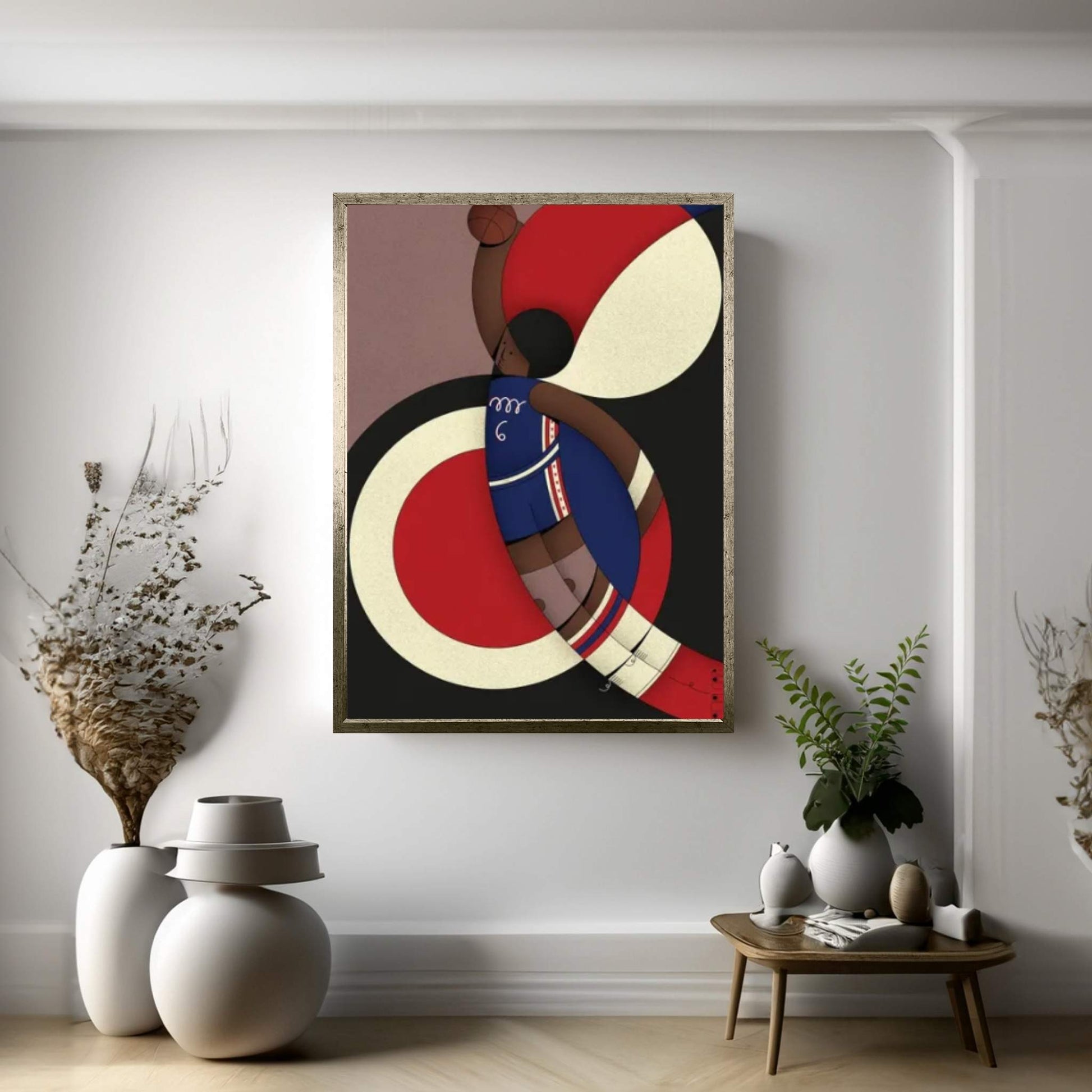 Dr J Canvas Wall Art - Y Canvas