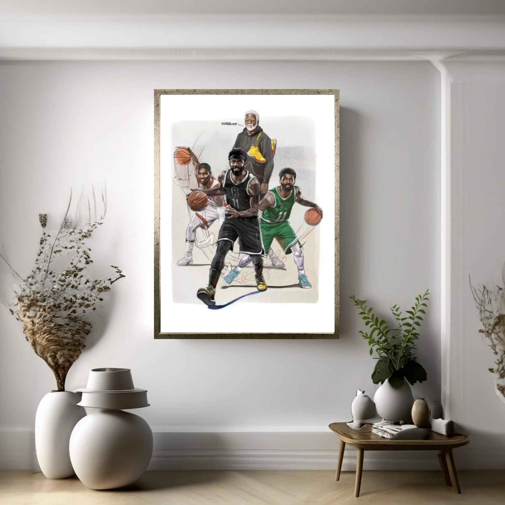 Evolution Of Kyrie Canvas Wall Art - Y Canvas