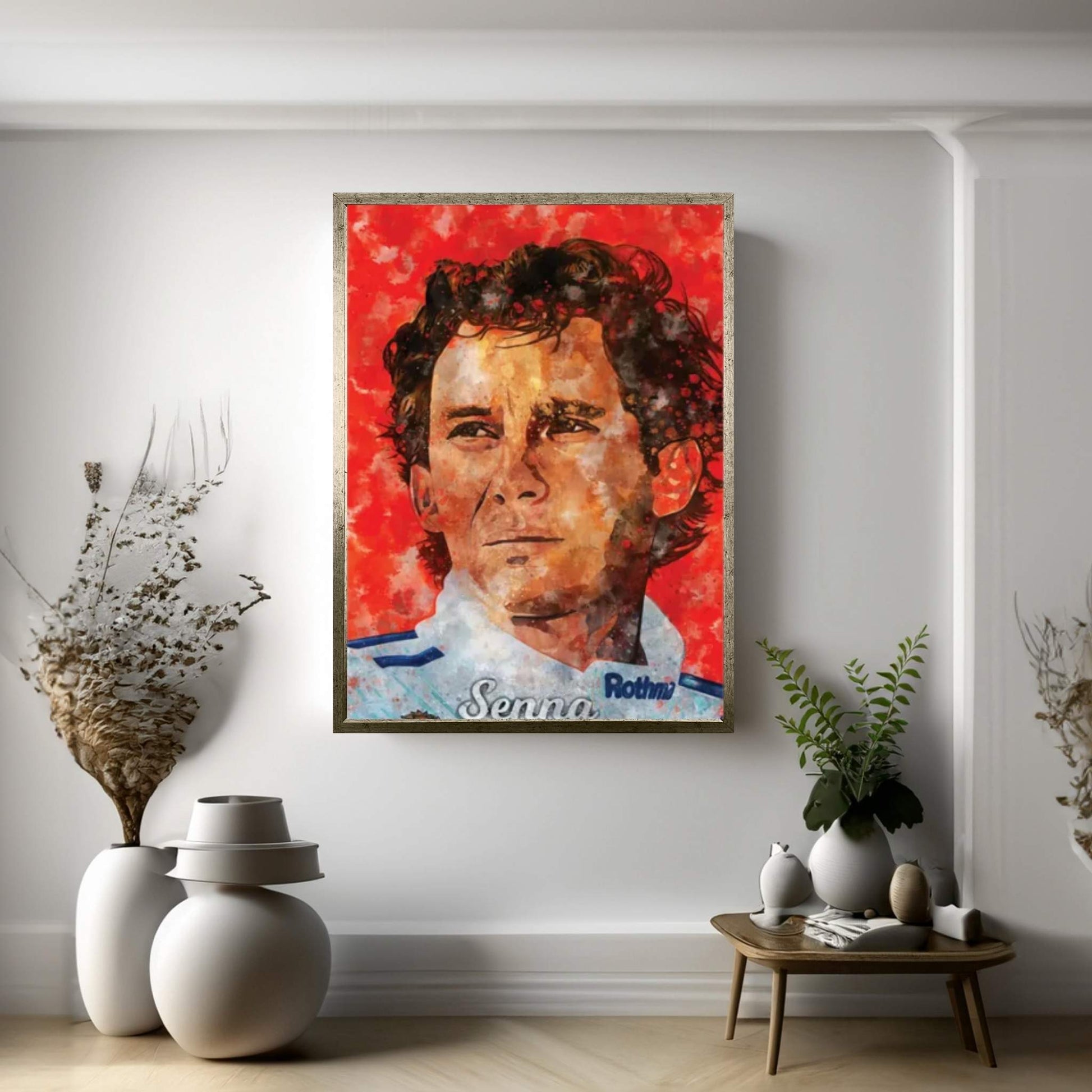 Senna Watercolor Canvas Wall Art - Y Canvas