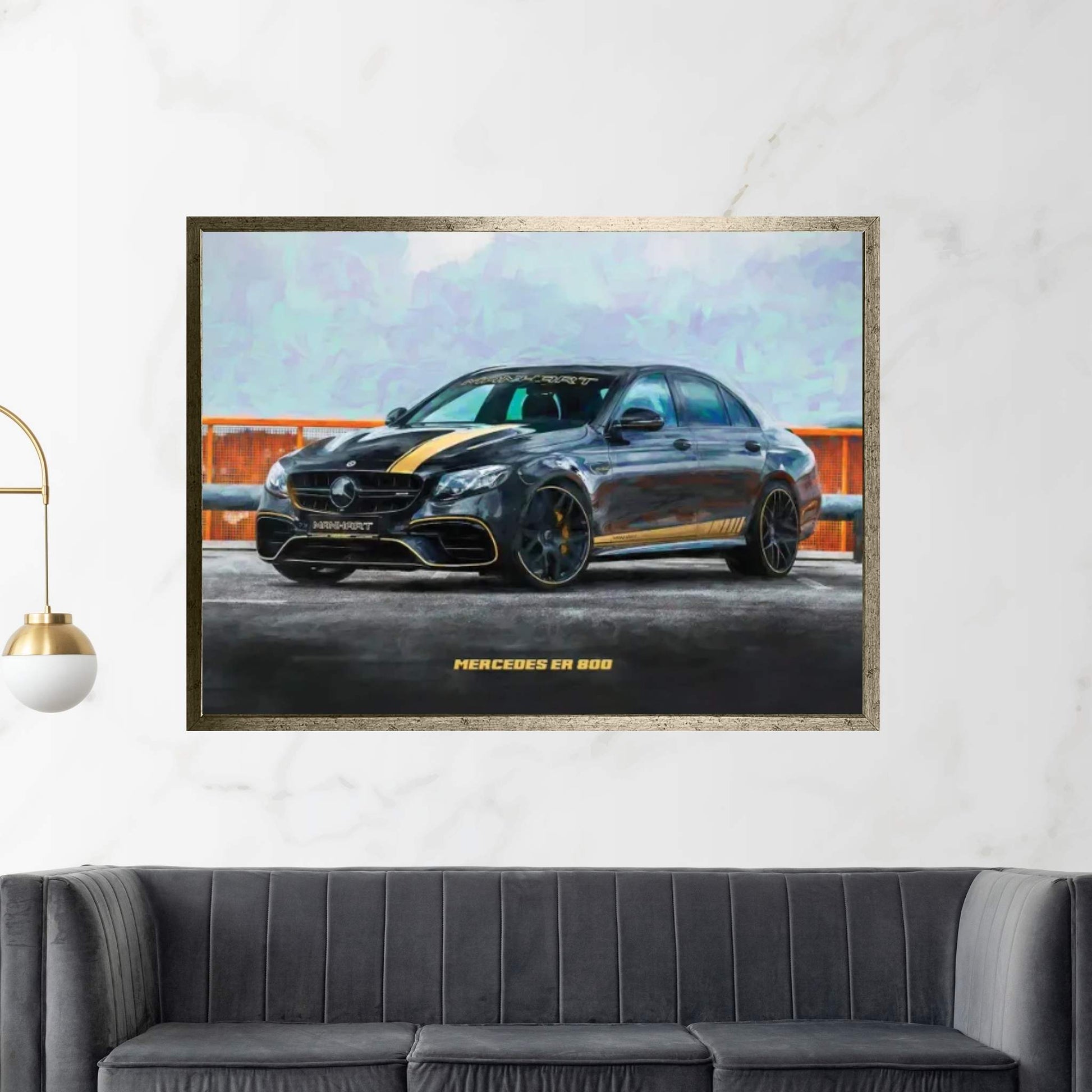 Mercedes ER 800 Canvas Wall Art - Y Canvas