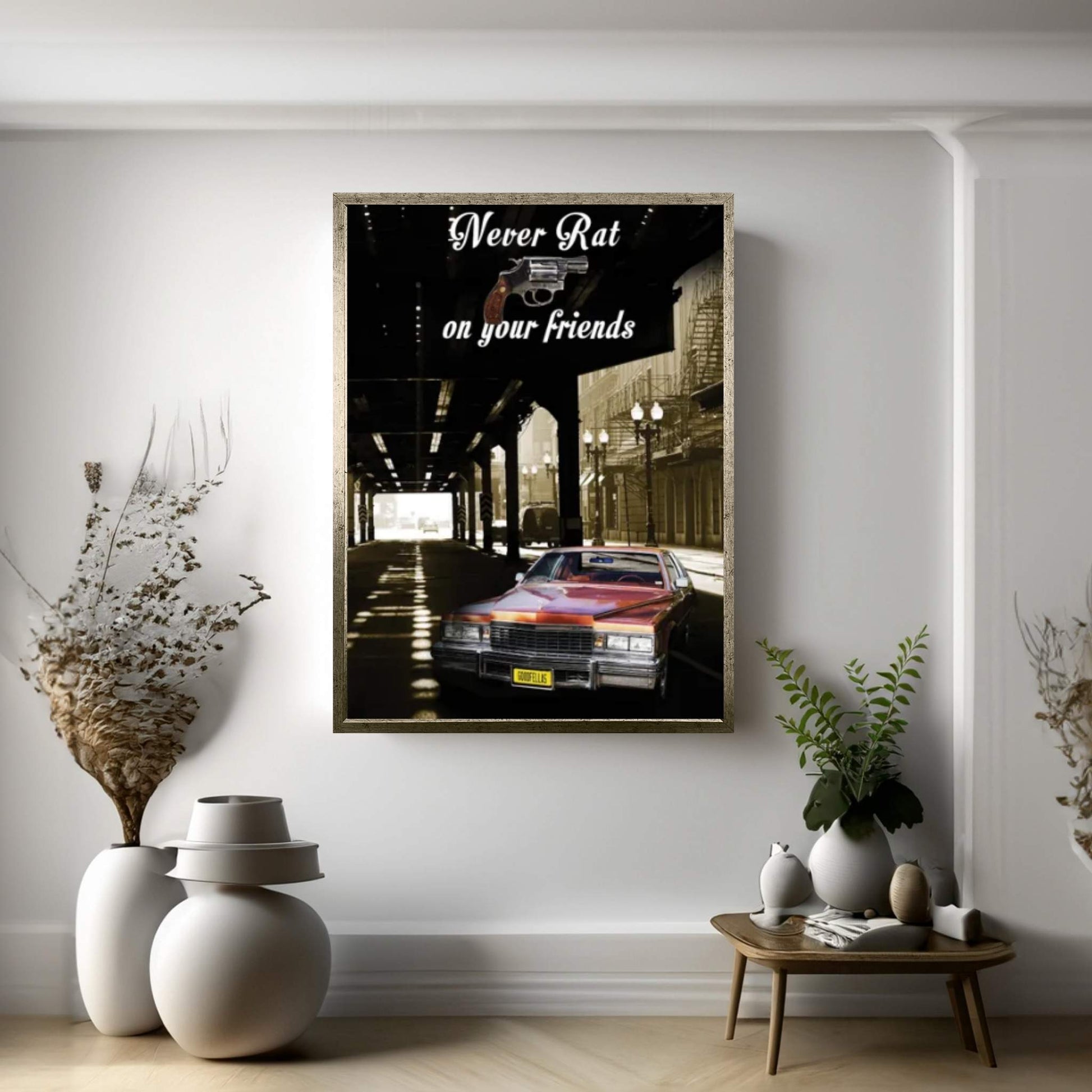 Goodfellas Travel Movie Art Canvas Wall Art - Y Canvas