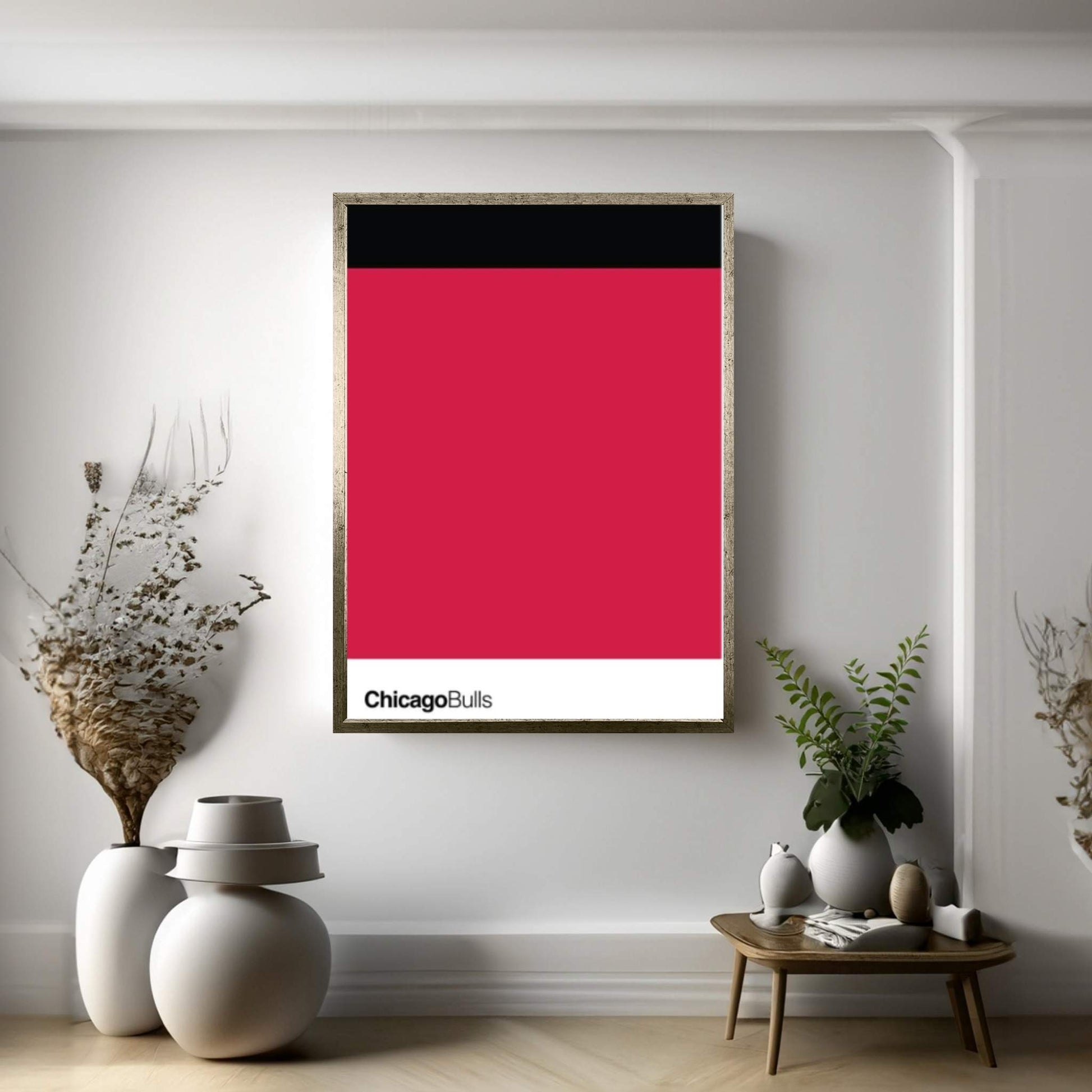 Chicago Bulls Basketball Canvas Wall Art - Y Canvas