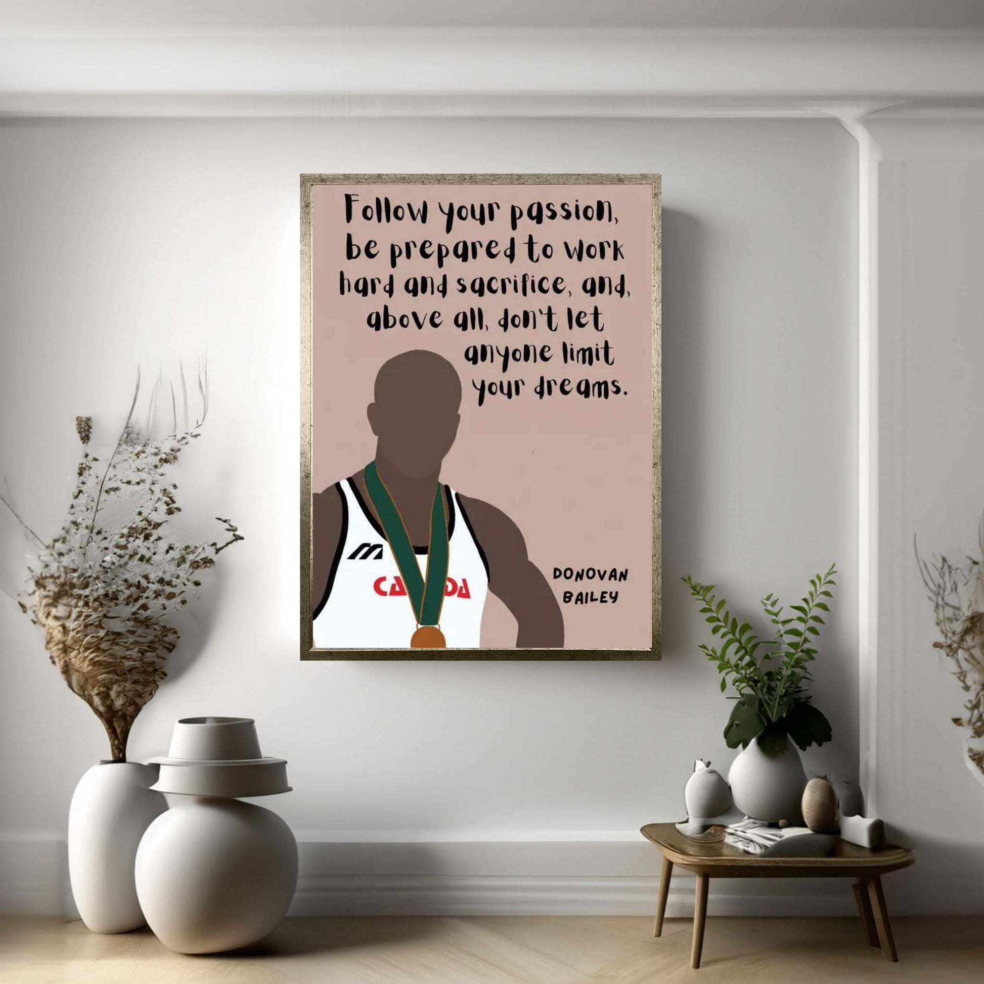 Bailey Quote Canvas Wall Art - Y Canvas