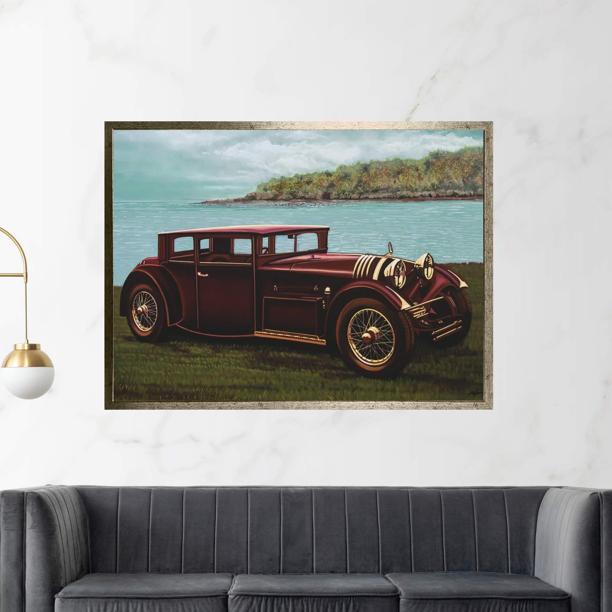 Voisin C20 Mylord Demi-Berline 1931 Canvas Wall Art - Y Canvas