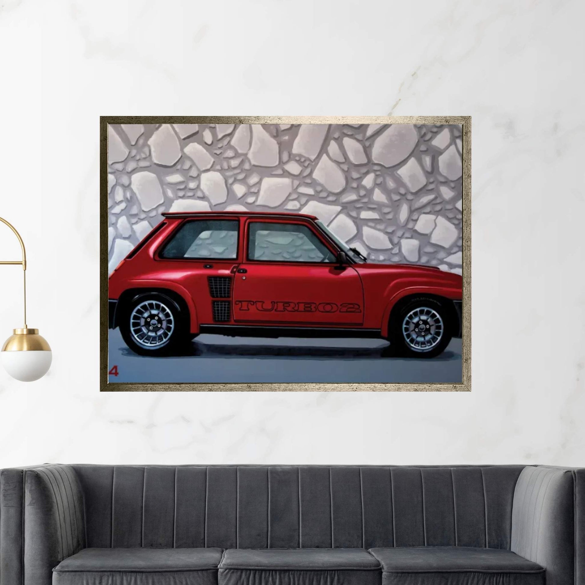 Renault 5 Turbo 1980 Canvas Wall Art - Y Canvas