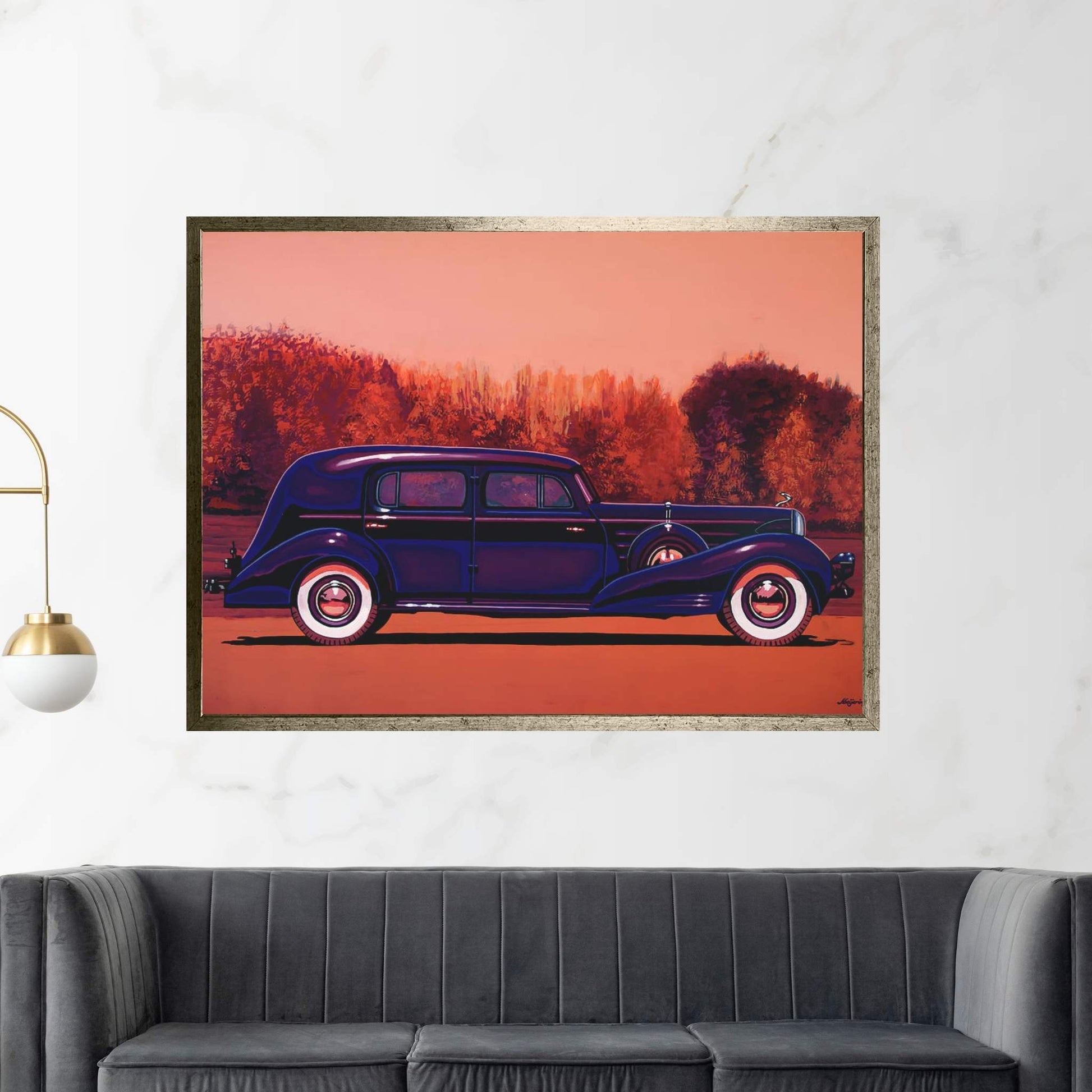 Cadillac V 16 Custom Imperial Canvas Wall Art - Y Canvas