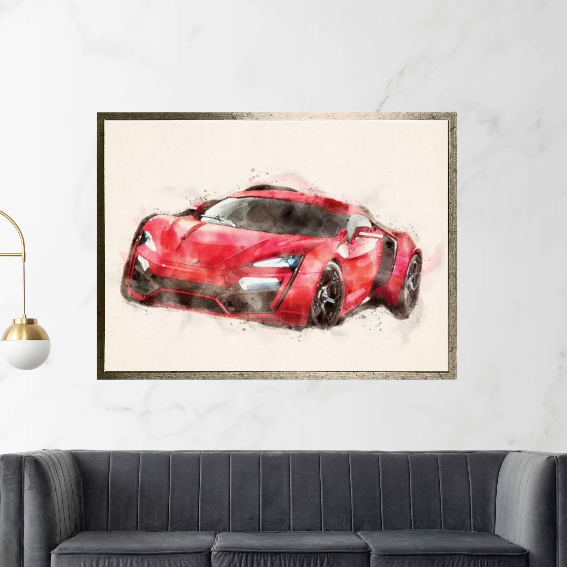 Lykan HyperSport Canvas Wall Art - Y Canvas