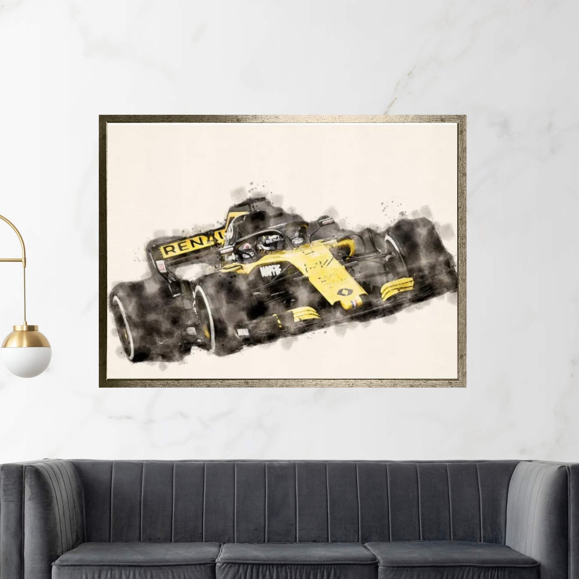 Formula I Canvas Wall Art - Y Canvas