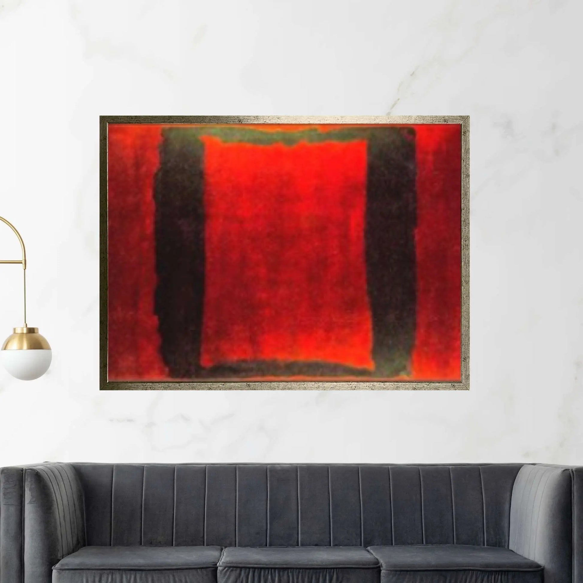 Mark Rothko Frame Canvas/Poster Art Reproduction, Rothko Reproduction - Y Canvas