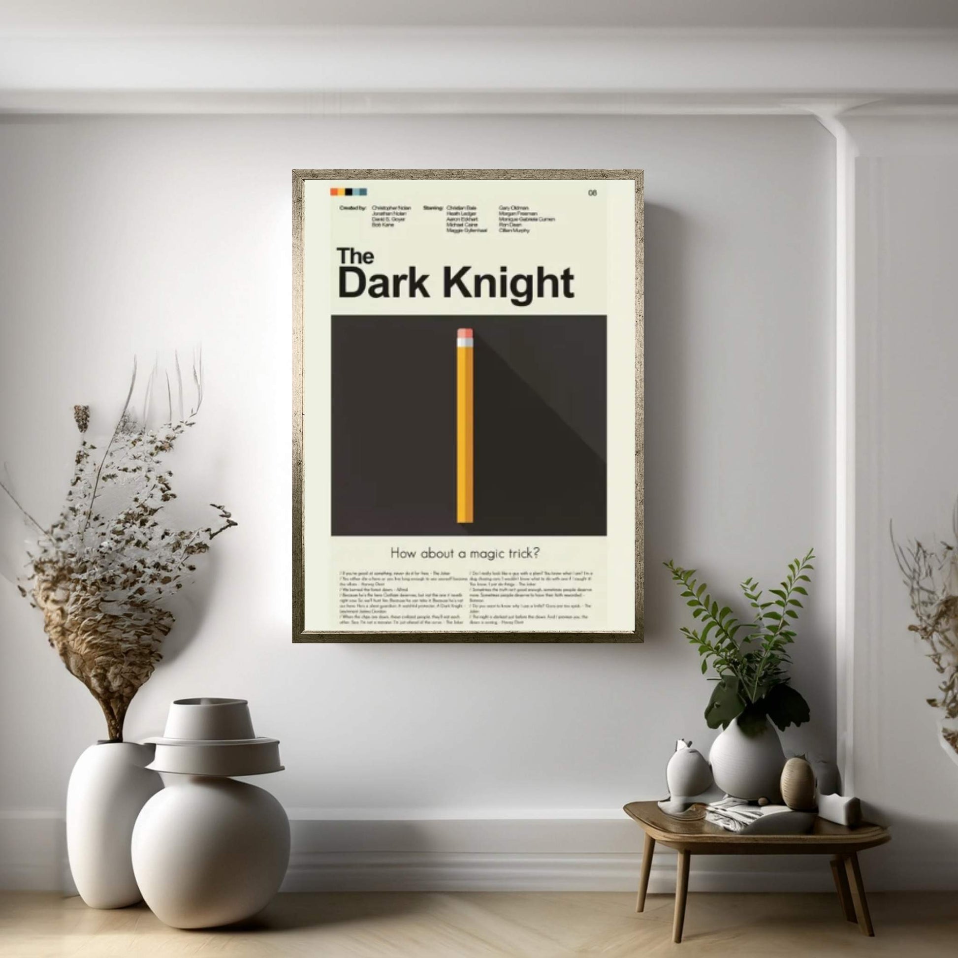 Dark Knight Canvas Wall Art - Y Canvas