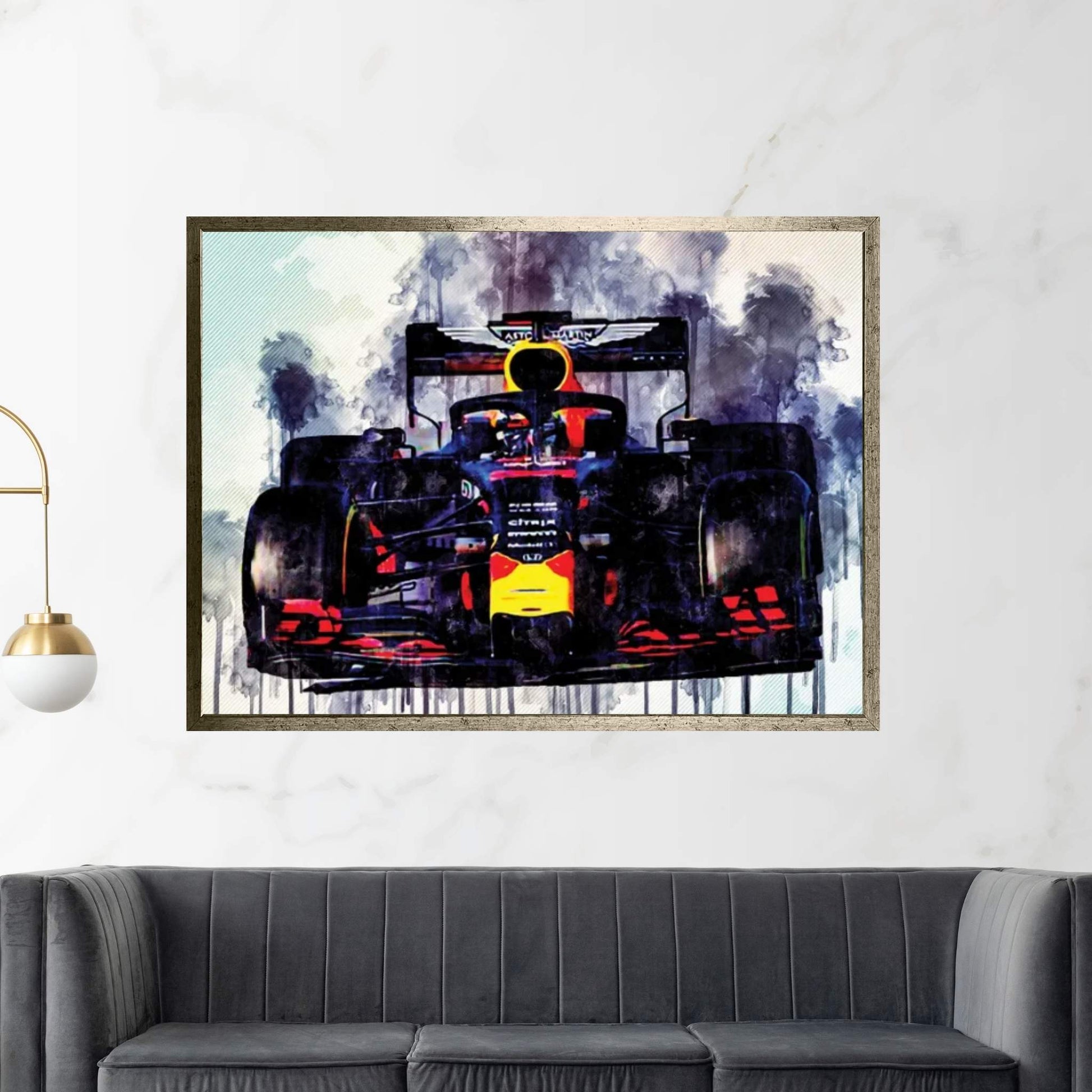 Pierre Gasly Red Bull Rb15 Raceway 2019 F1 Cars Formula 1 Aston Martin Red Bull Canvas Wall Art - Y Canvas