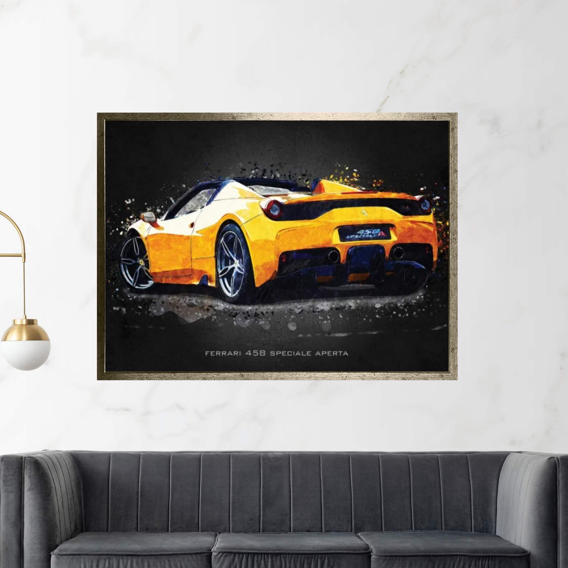 Ferrari 458 Speciale Aperta Canvas Wall Art - Y Canvas