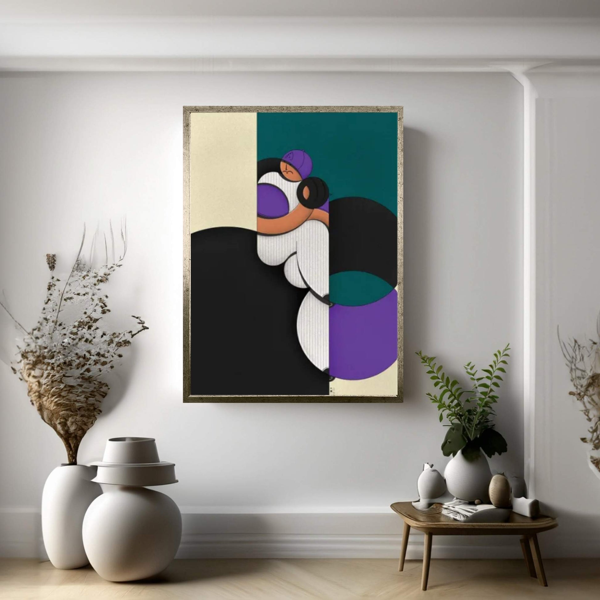 Randy Canvas Wall Art - Y Canvas