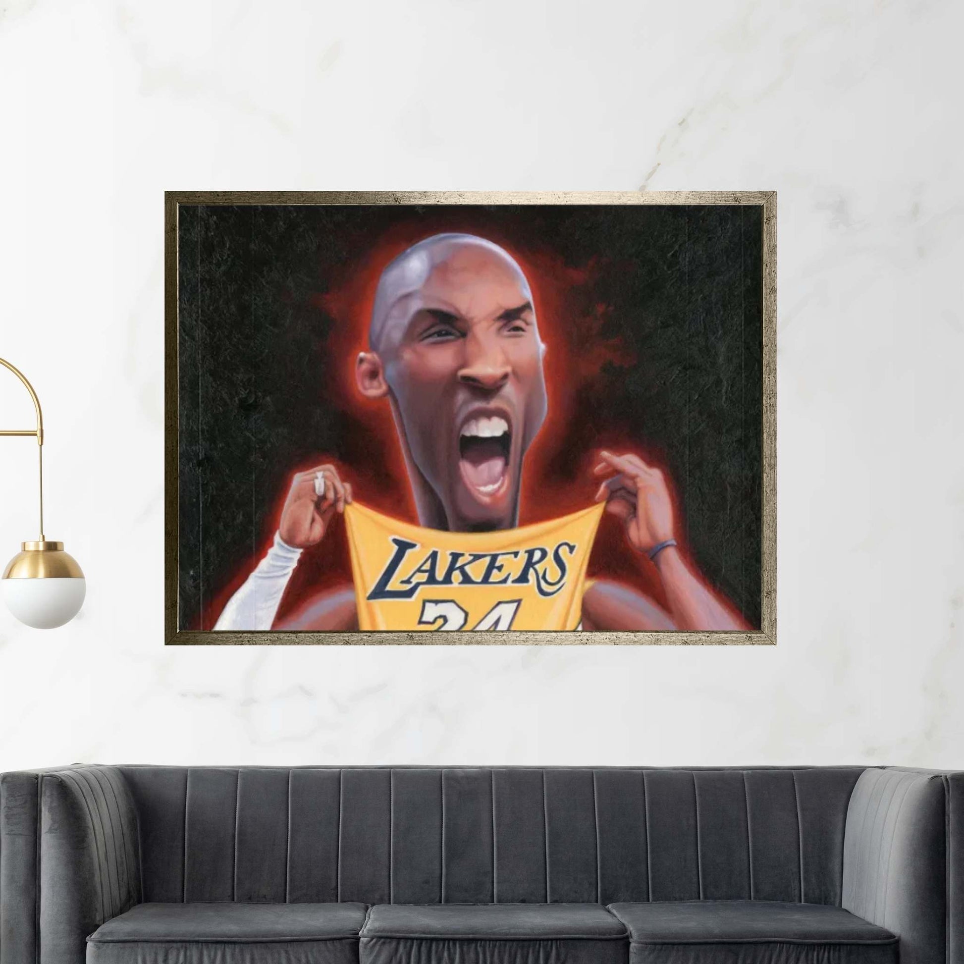 Kobe Bryant Canvas Wall Art - Y Canvas