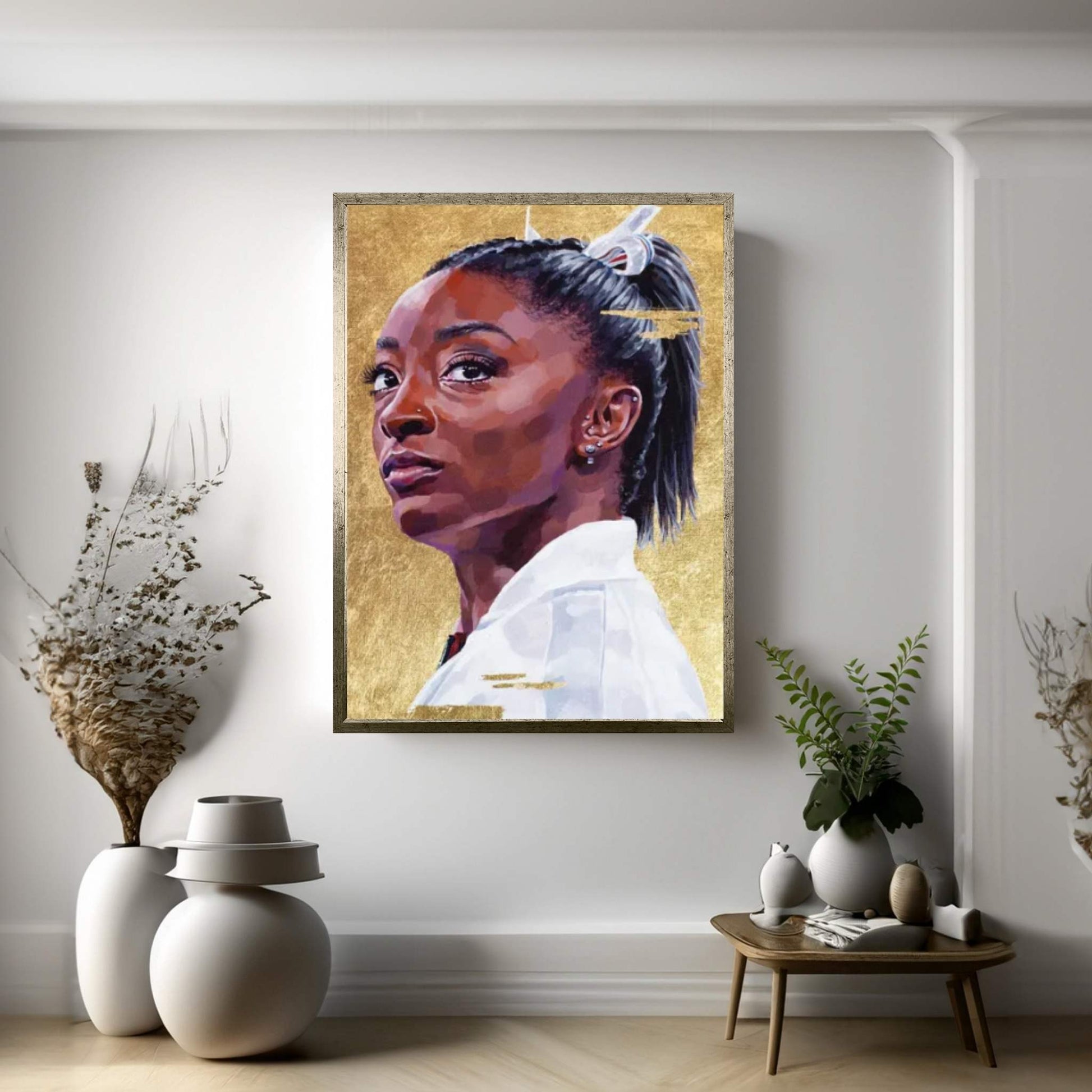 Simone Biles Canvas Wall Art - Y Canvas