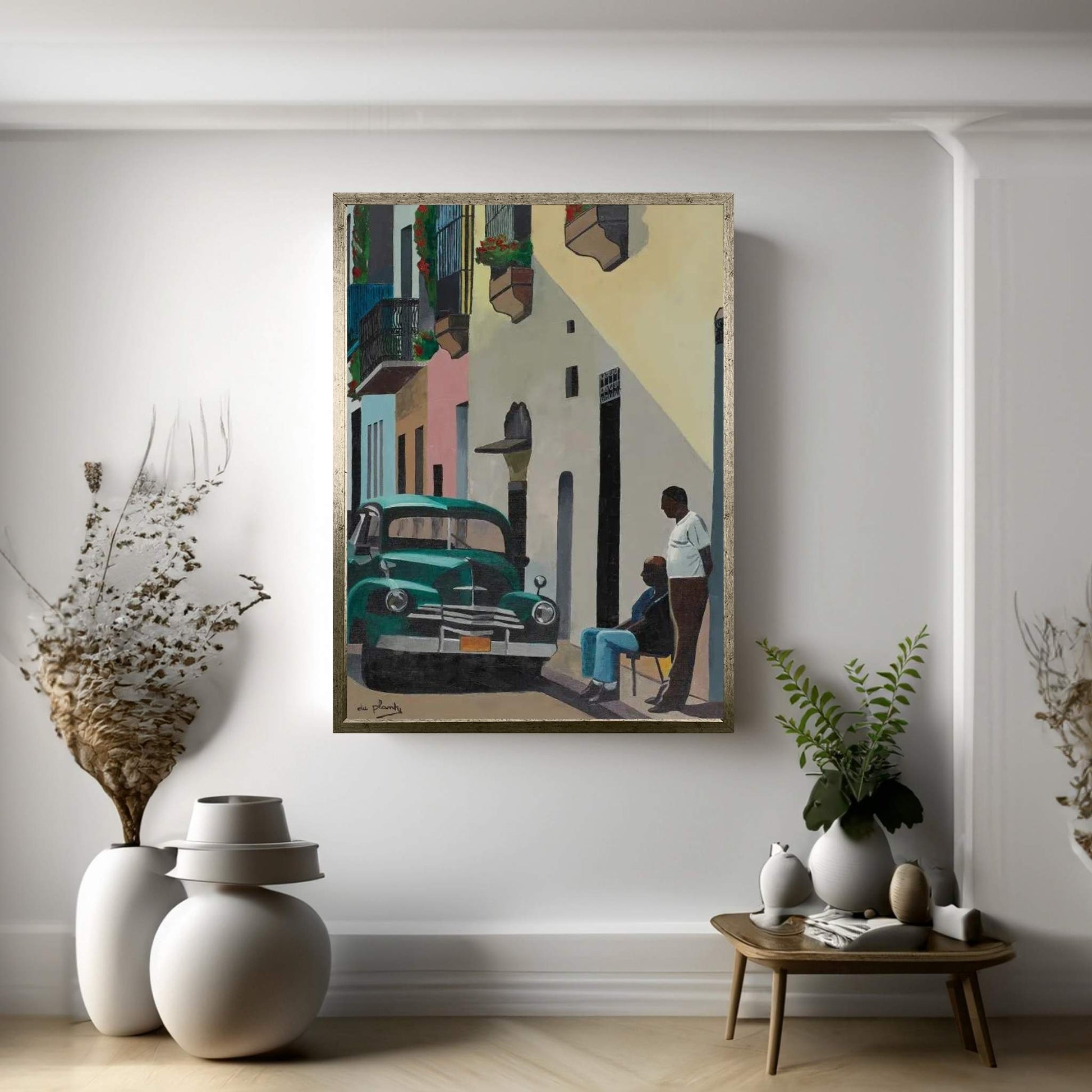 Quiet Cuba Canvas Wall Art - Y Canvas