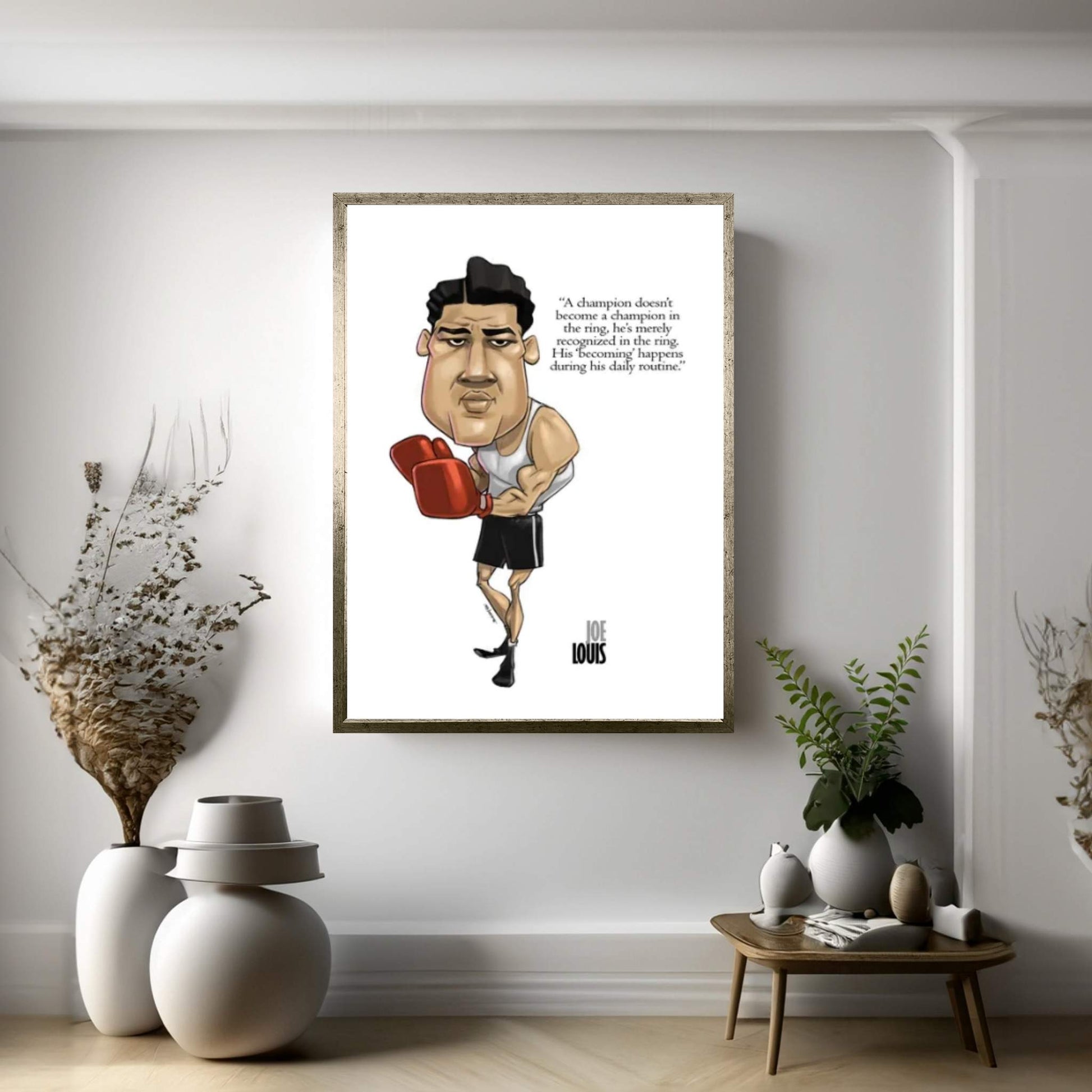 Joe Louis Canvas Wall Art - Y Canvas