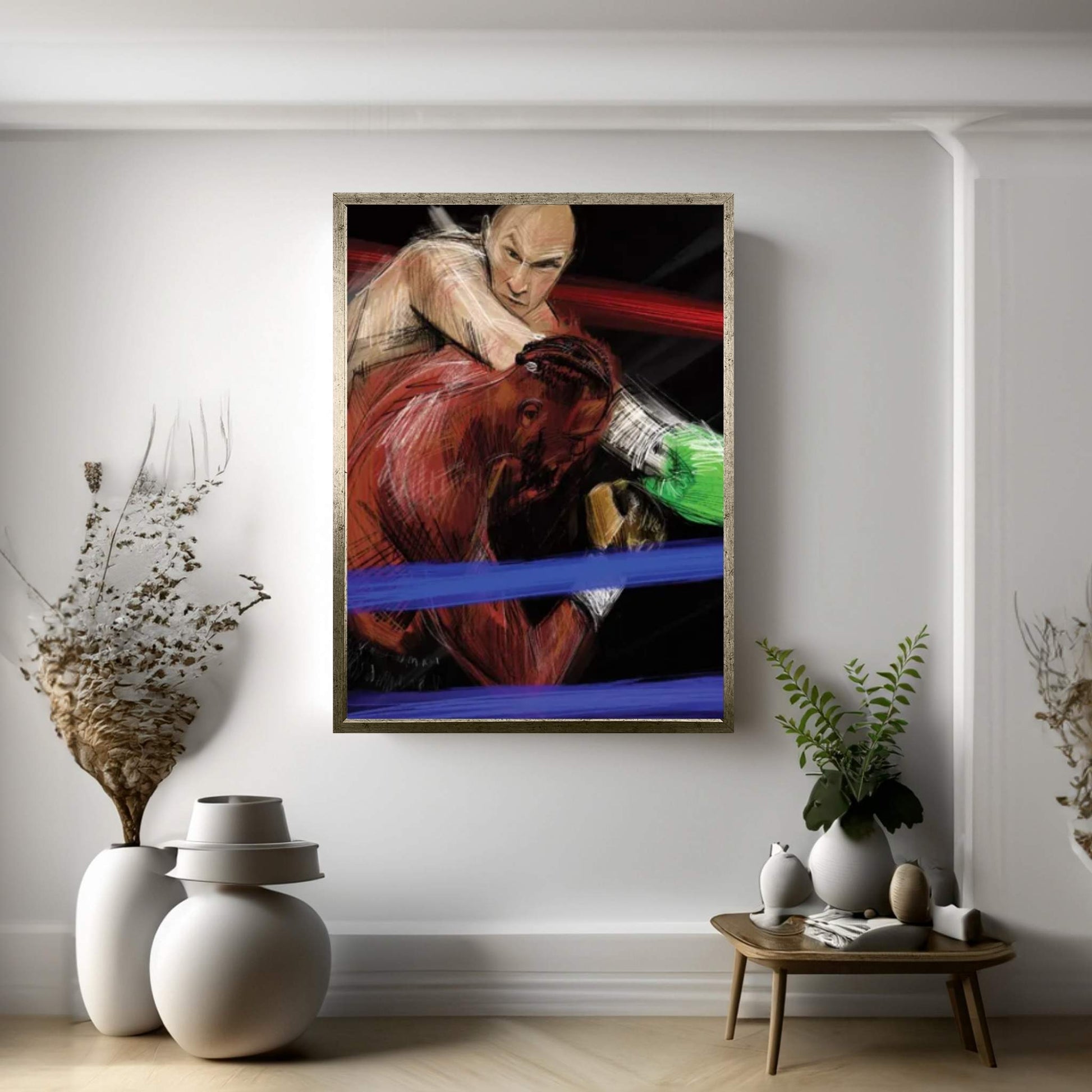 Tyson Fury Canvas Wall Art - Y Canvas