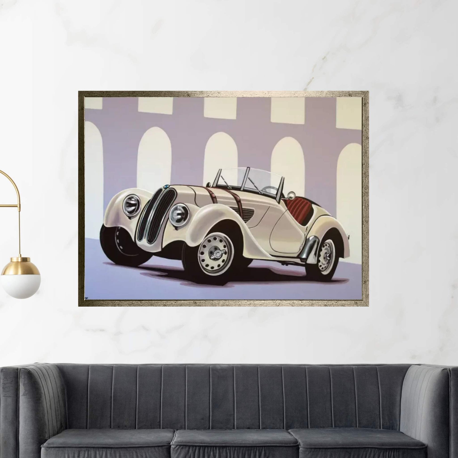 BMW 328 Roadster 1936 Canvas Wall Art - Y Canvas