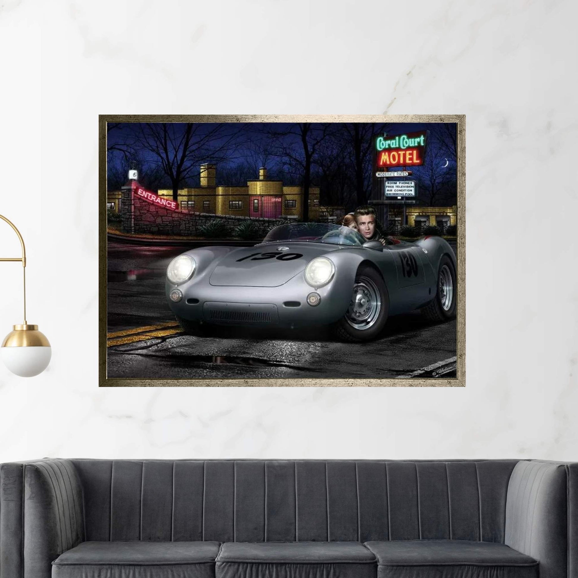 No Tell Motel II Canvas Wall Art - Y Canvas