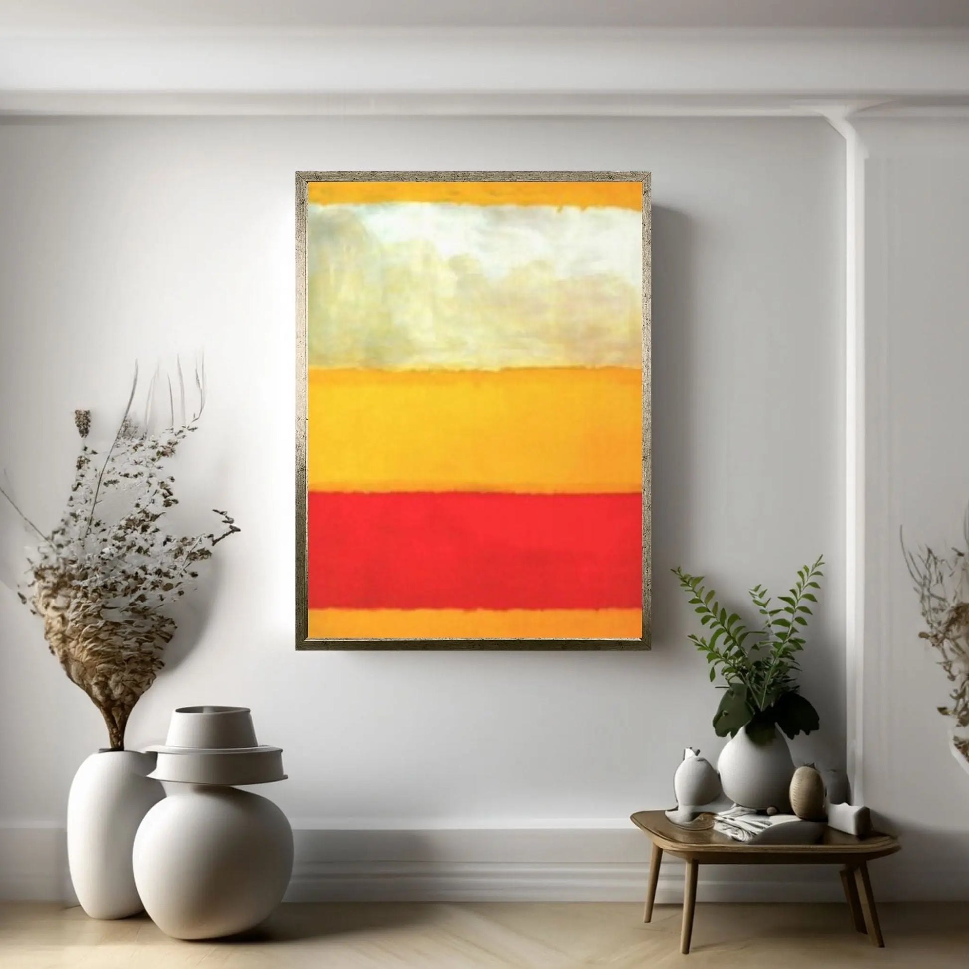 Mark Rothko Frame Canvas/Poster Art Reproduction, Rothko Reproduction - Y Canvas