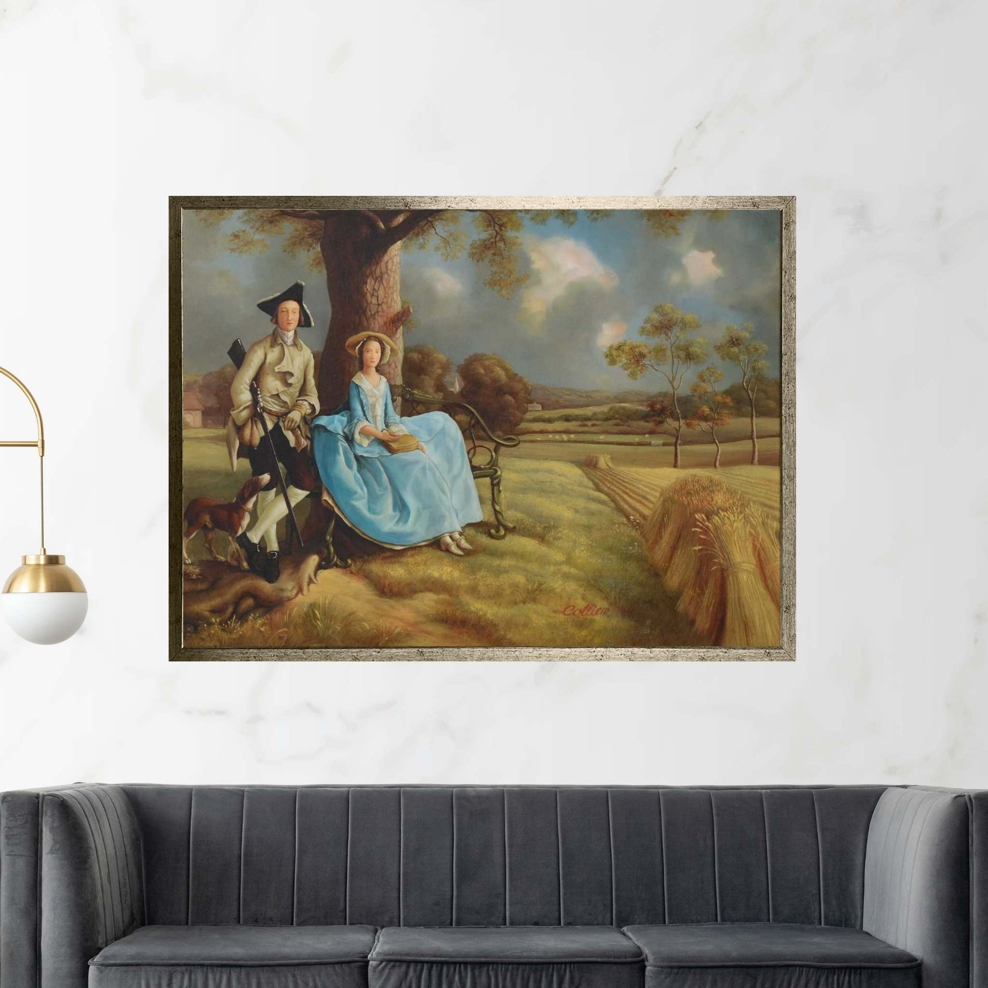 Mr. and Mrs. Andrews Canvas Wall Art - Y Canvas