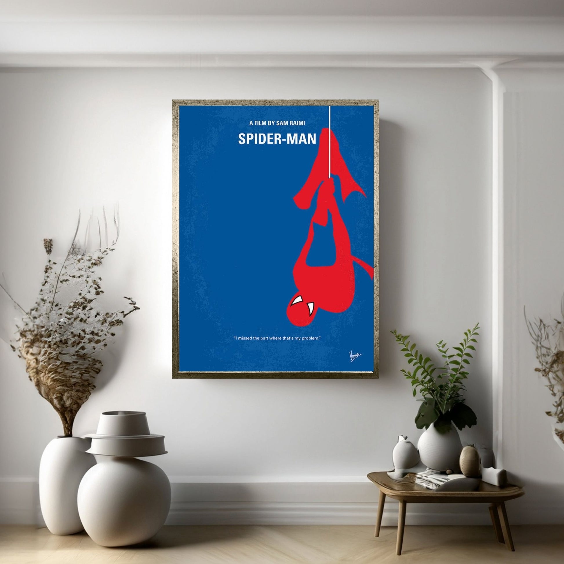Spiderman Poster Canvas Wall Art - Y Canvas