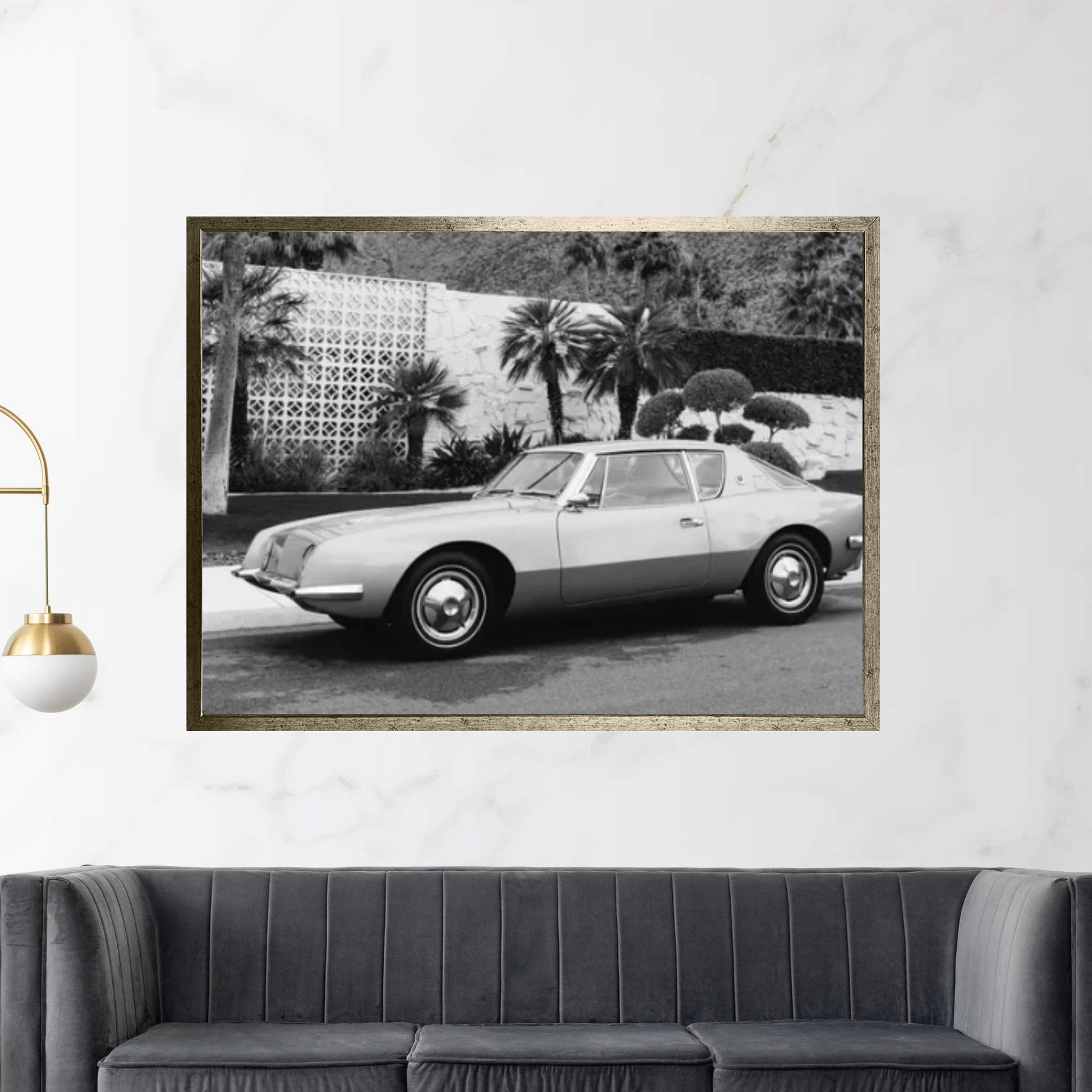 Palm Springs Ride IV Canvas Wall Art - Y Canvas