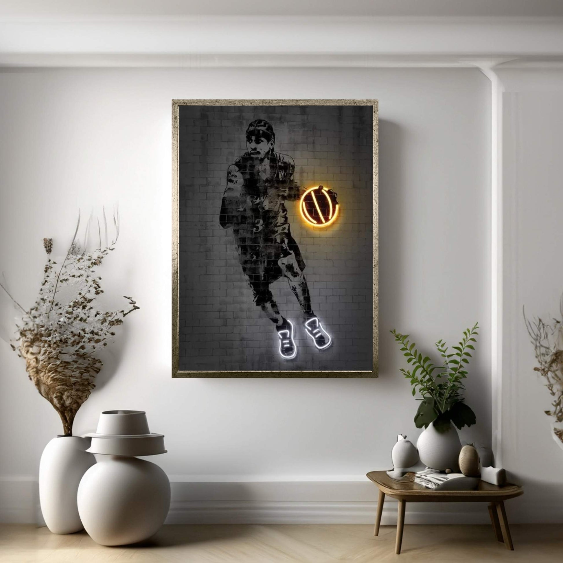 Allen Iverson Canvas Wall Art - Y Canvas