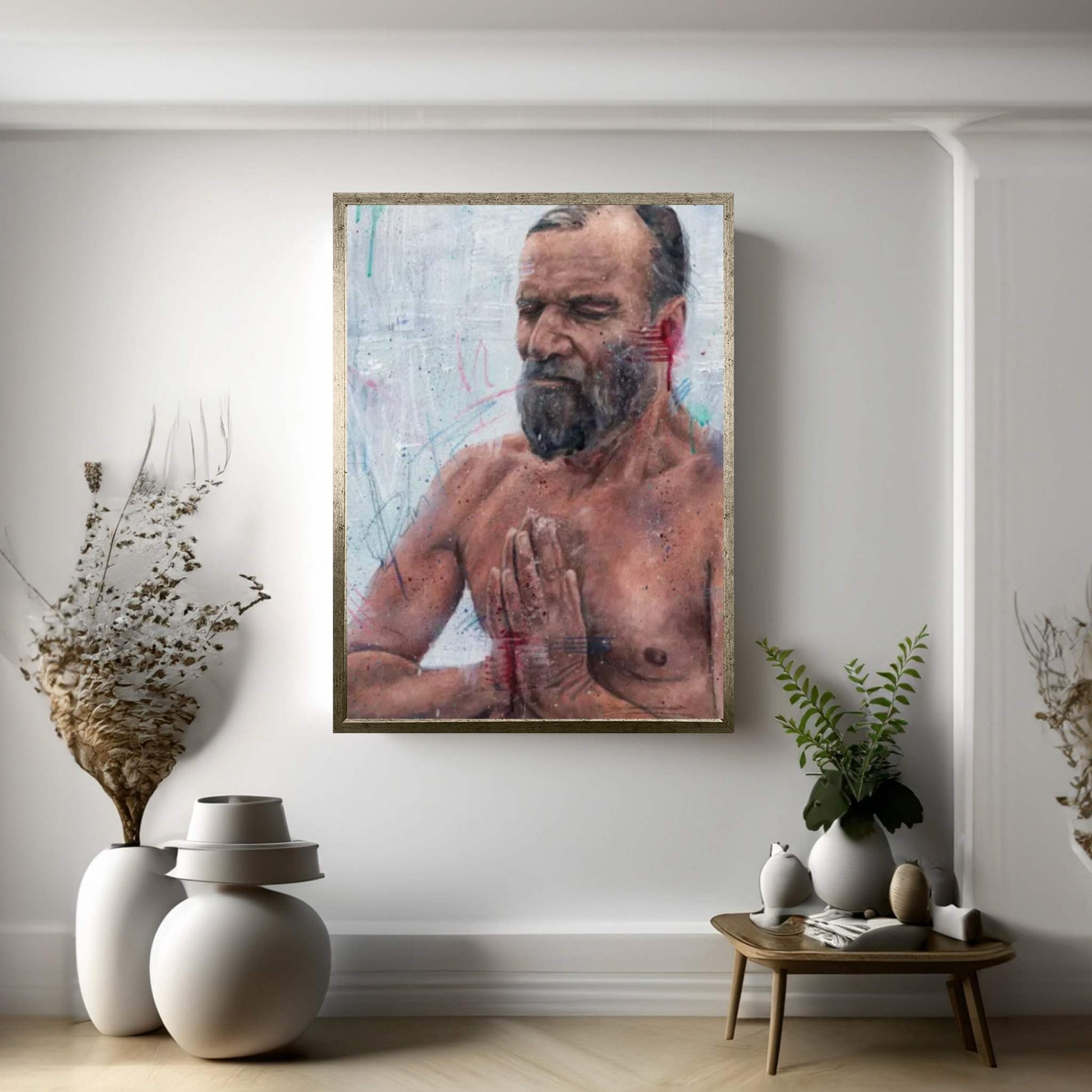 Iceman Wim Hof Canvas Wall Art - Y Canvas