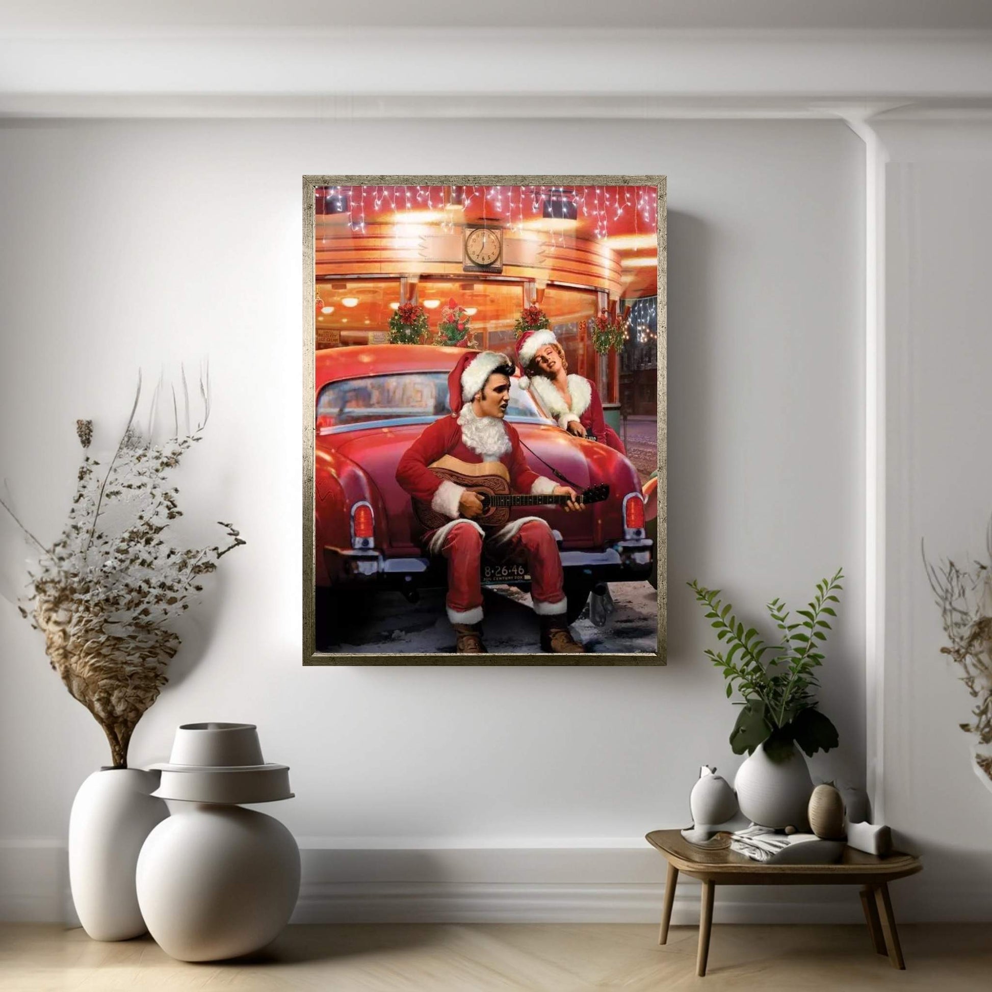 Legendary Crossroads Christmas Canvas Wall Art - Y Canvas