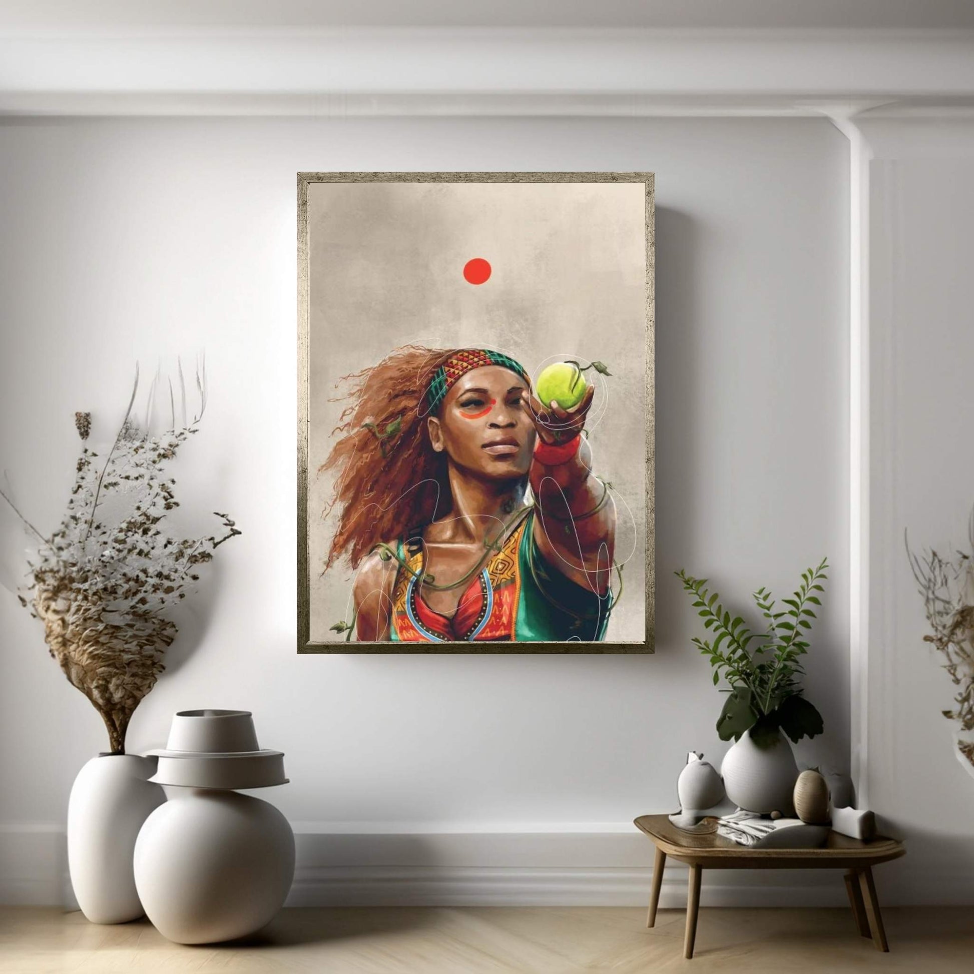 Serena Canvas Wall Art - Y Canvas