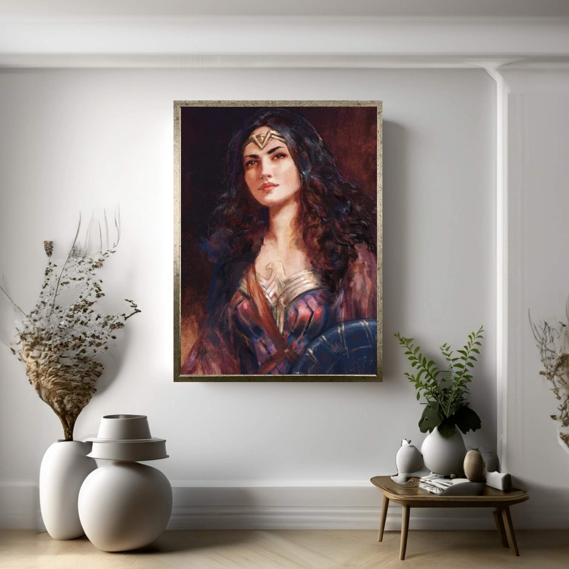 Diana Prince Portrait Canvas Wall Art - Y Canvas
