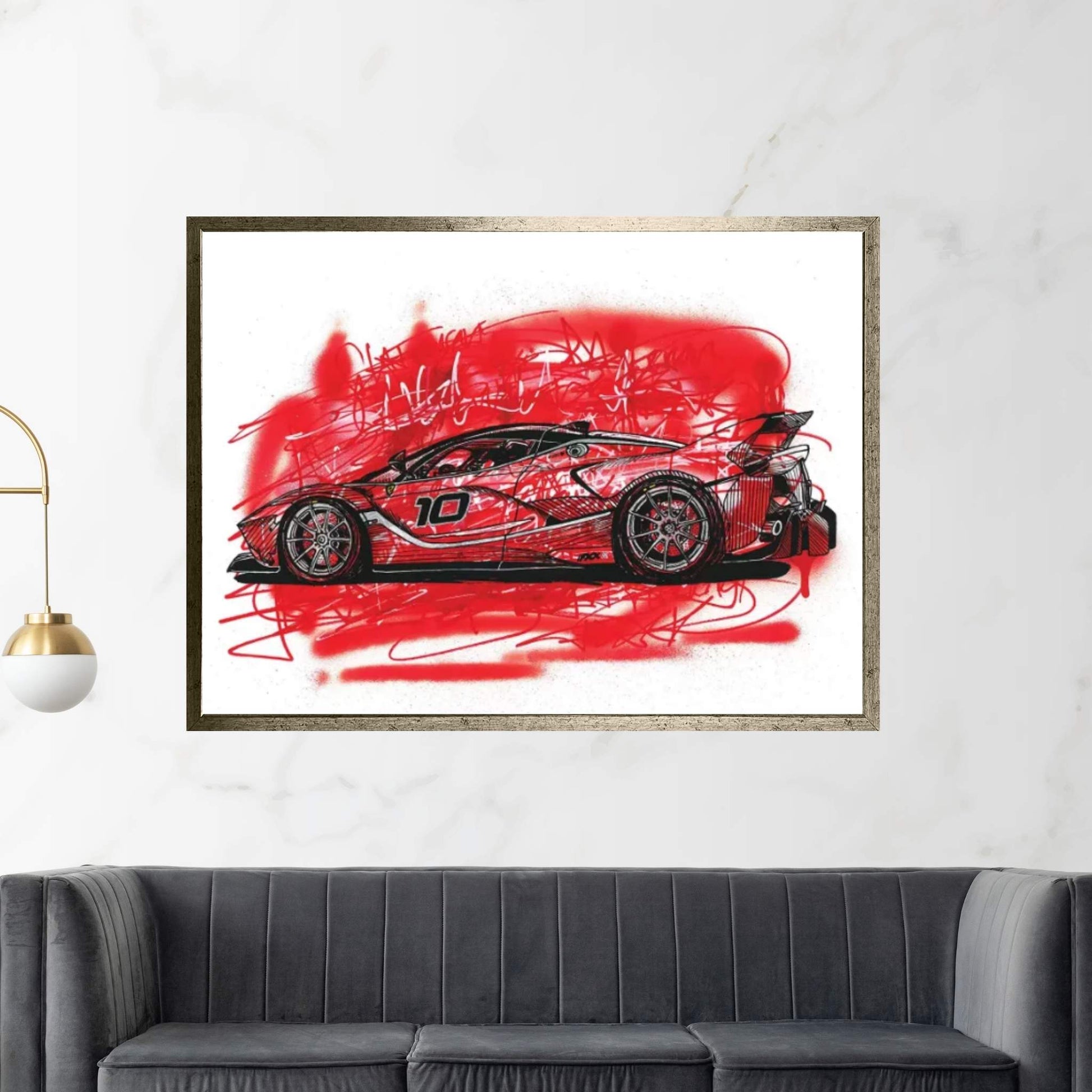 La Ferrari FXX K Canvas Wall Art - Y Canvas