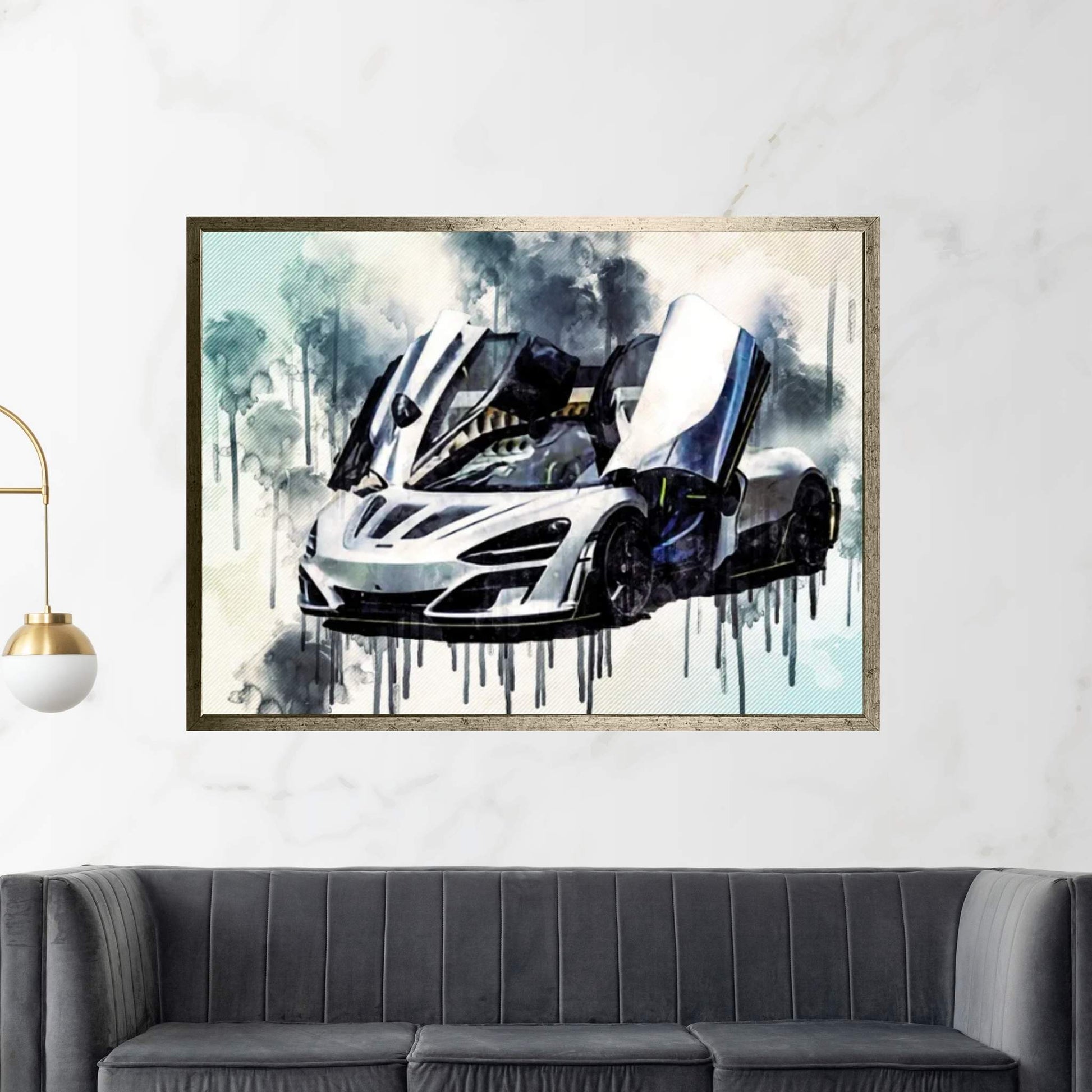 Mclaren 720S Mansory First Edition Luxury Hypercar Tuning 720S Supercar British Sports Cars Canvas Wall Art - Y Canvas